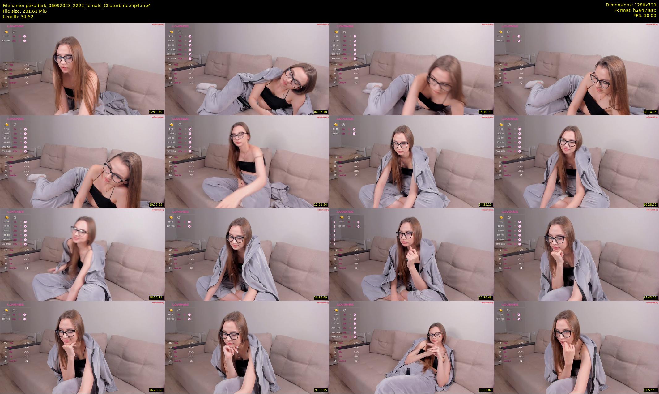 pekadark — 35 minute Chaturbate female cam show recording, 720p, Sep 6, 2023