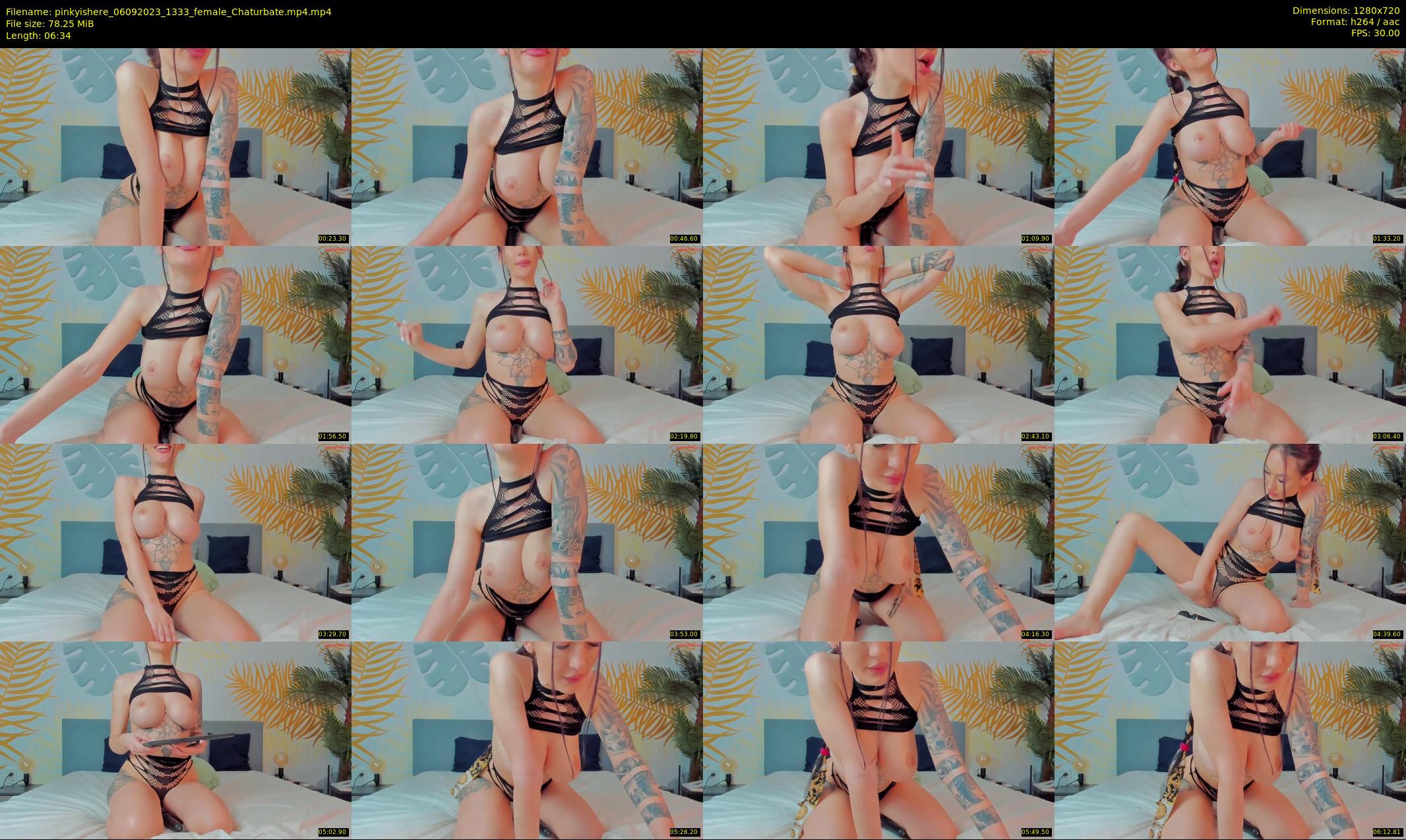 pinkyishere — 7 minute Chaturbate female cam show recording, 720p, Sep 6, 2023
