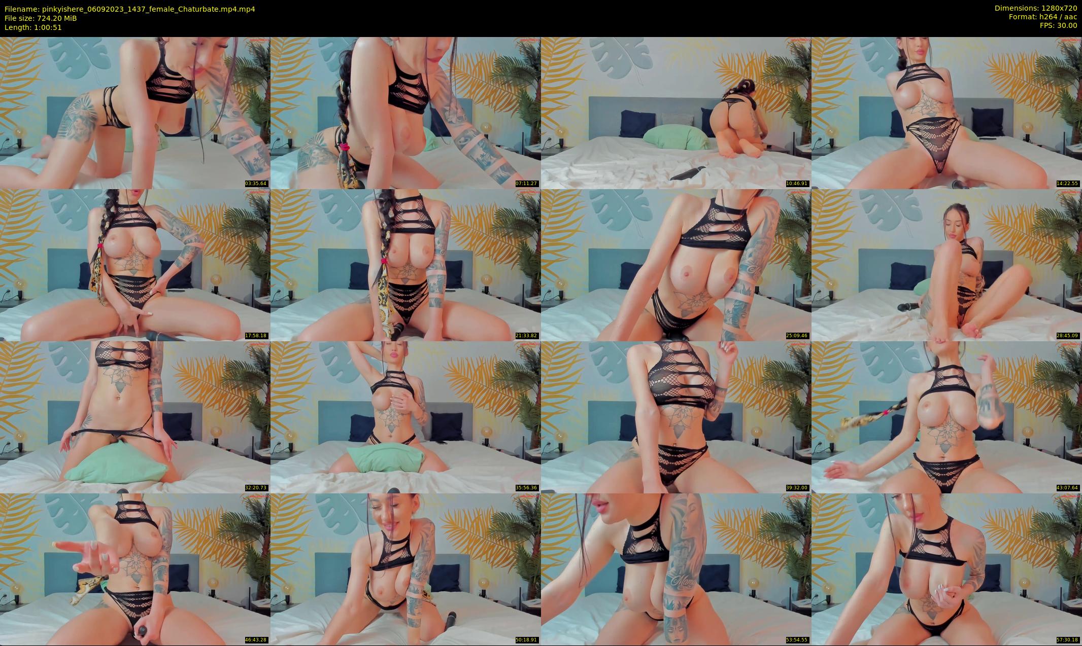 pinkyishere — 61 minute Chaturbate female cam show recording, 720p, Sep 6, 2023