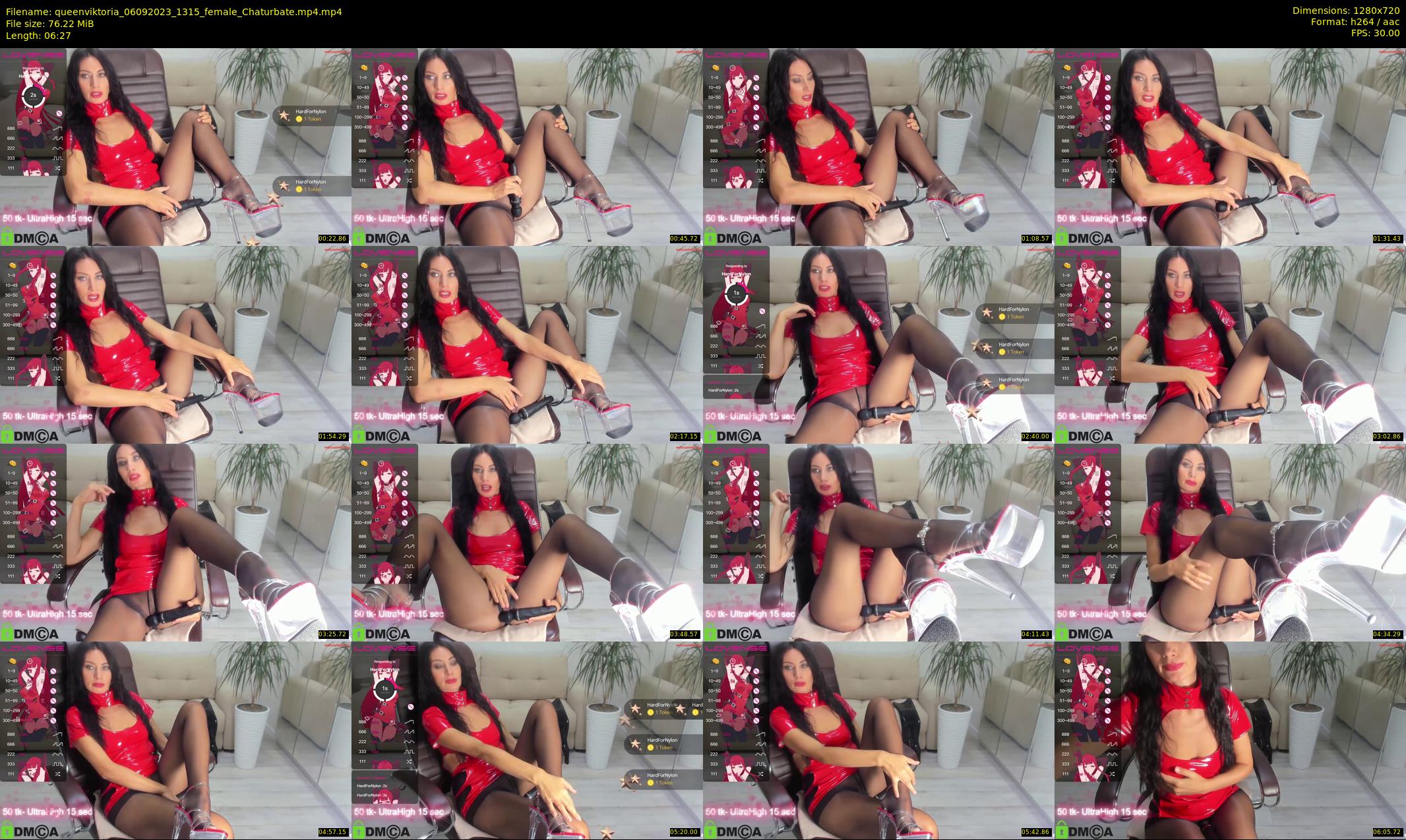 queenviktoria — 7 minute Chaturbate female cam show recording, 720p, Sep 6, 2023