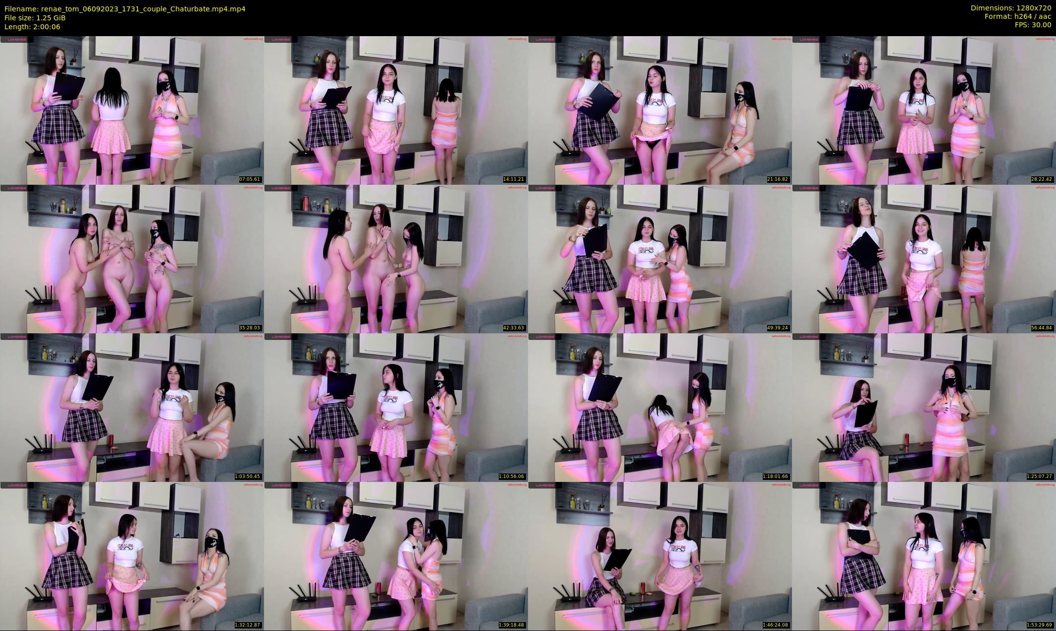 renae_tom — 121 minute Chaturbate couple cam show recording, 720p, Sep 6, 2023