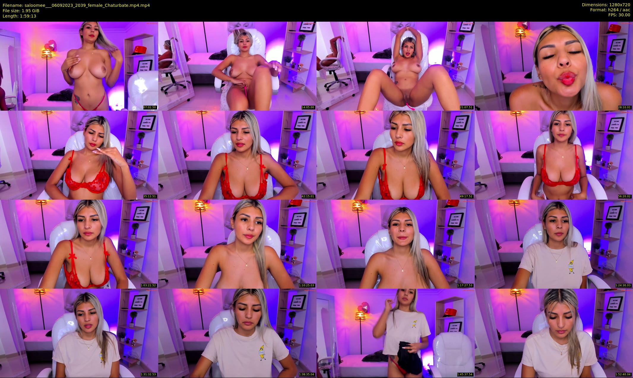 saloomee__ — 120 minute Chaturbate female cam show recording, 720p, Sep 6, 2023