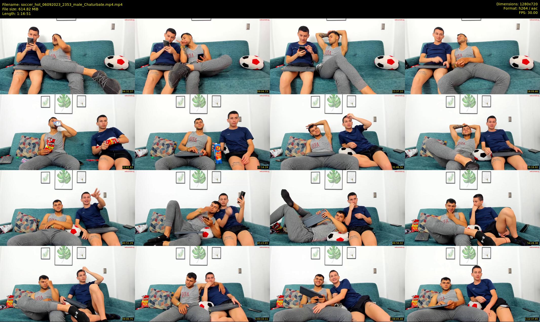 soccer_hot — 77 minute Chaturbate male cam show recording, 720p, Sep 6, 2023