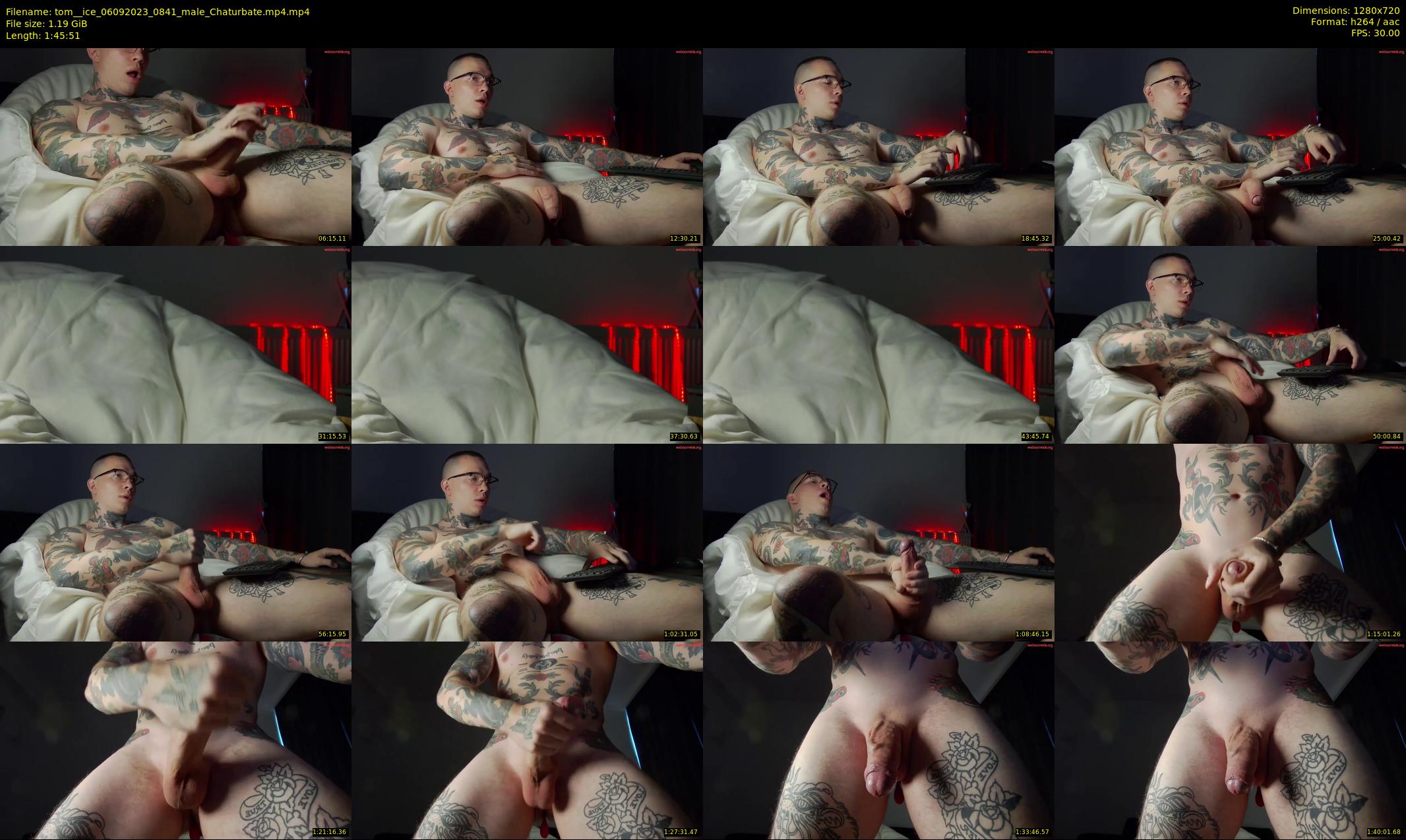 tom__ice — 106 minute Chaturbate male cam show recording, 720p, Sep 6, 2023