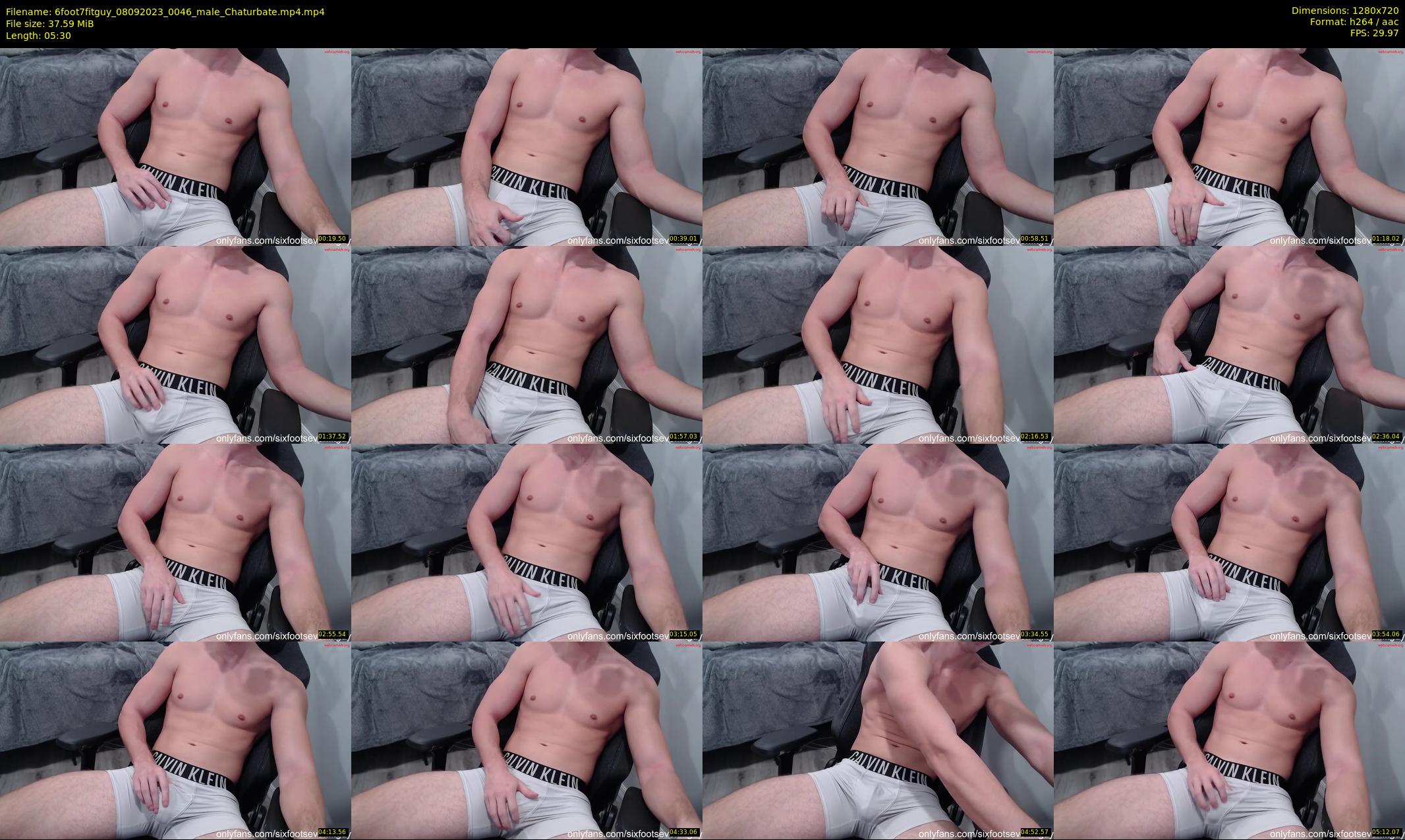 6foot7fitguy — 6 minute Chaturbate male cam show recording, 720p, Sep 8, 2023