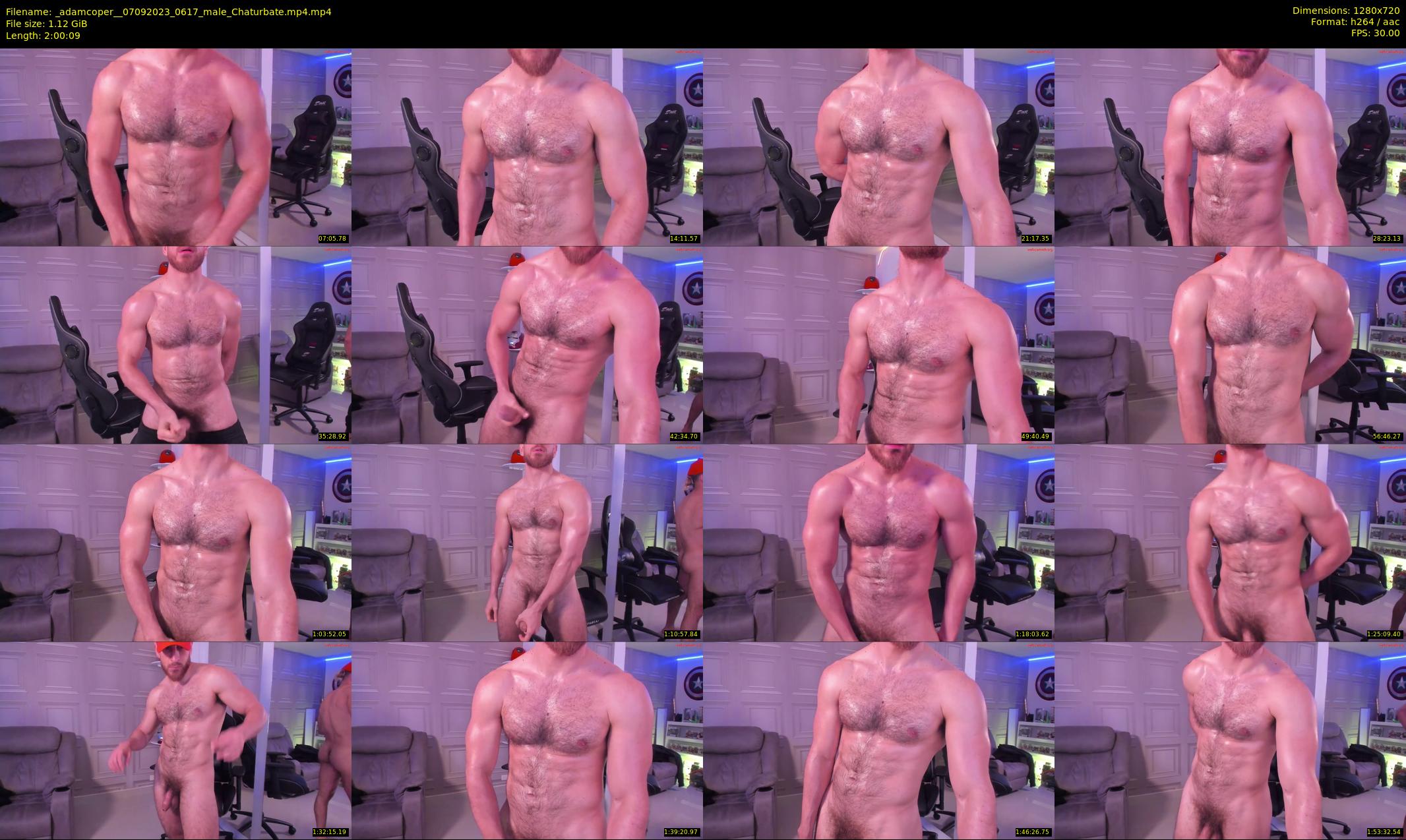 _adamcoper_ — 121 minute Chaturbate male cam show recording, 720p, Sep 7, 2023