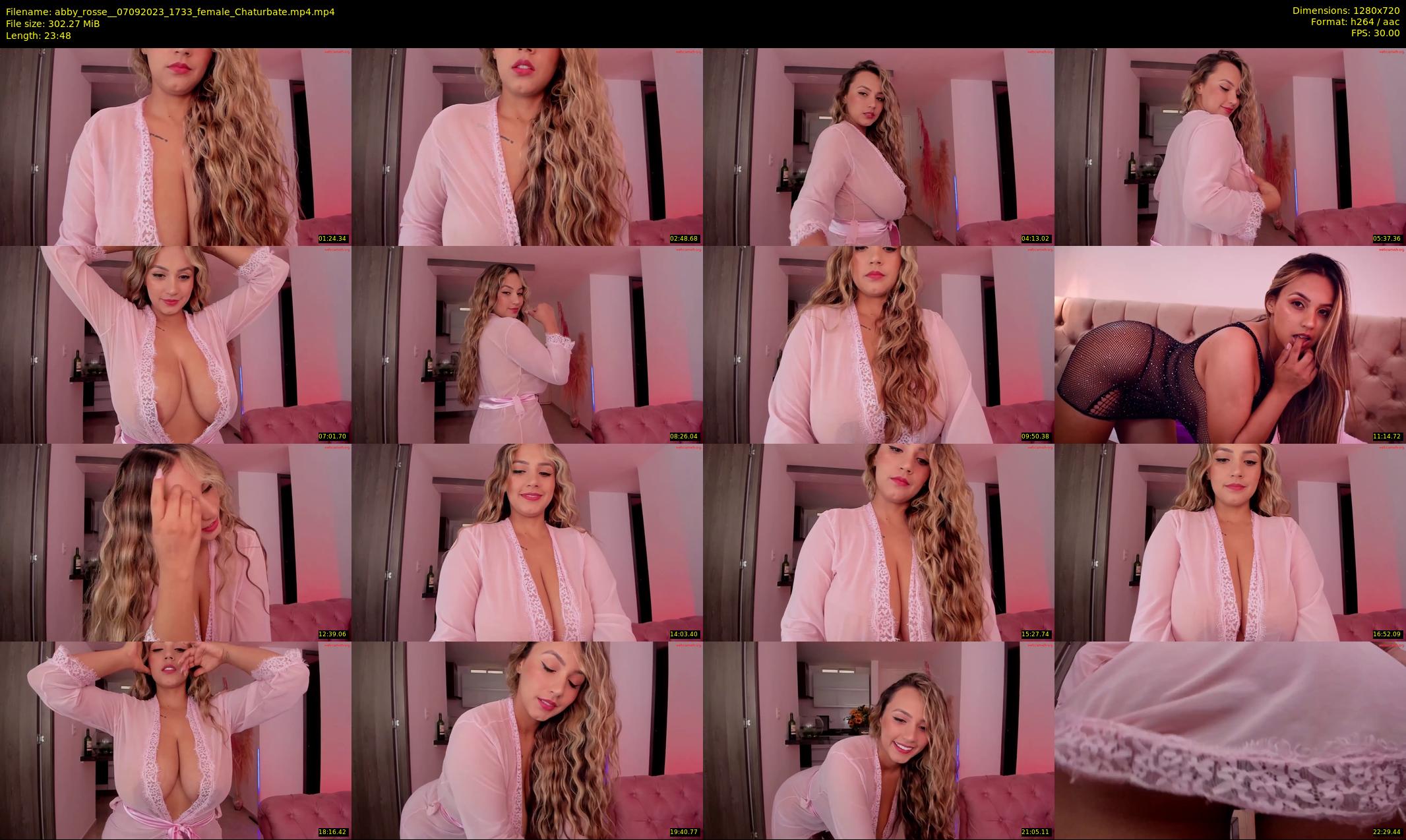 abby_rosse_ — 24 minute Chaturbate female cam show recording, 720p, Sep 7, 2023