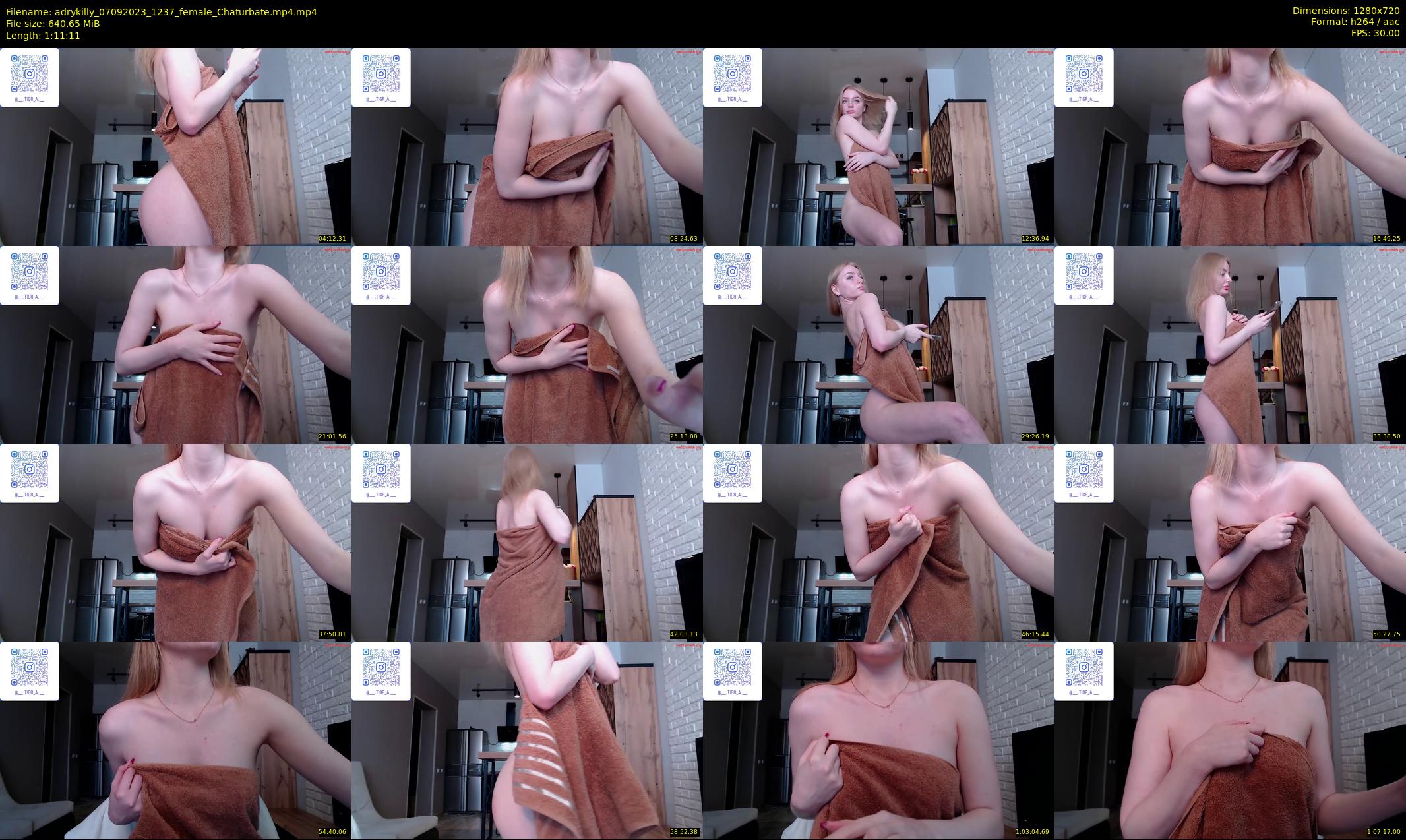 adrykilly — 72 minute Chaturbate female cam show recording, 720p, Sep 7, 2023