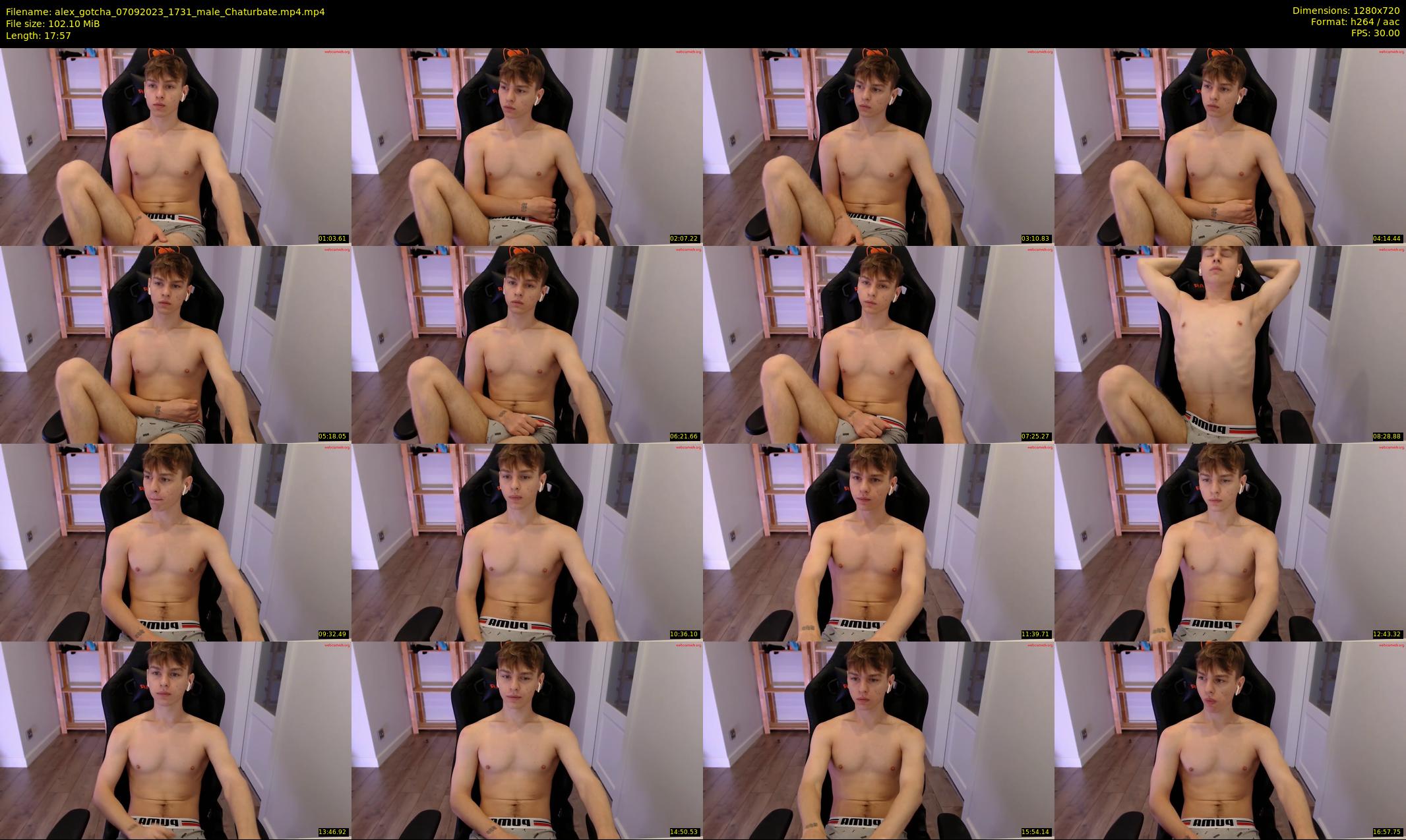 alex_gotcha — 18 minute Chaturbate male cam show recording, 720p, Sep 7, 2023