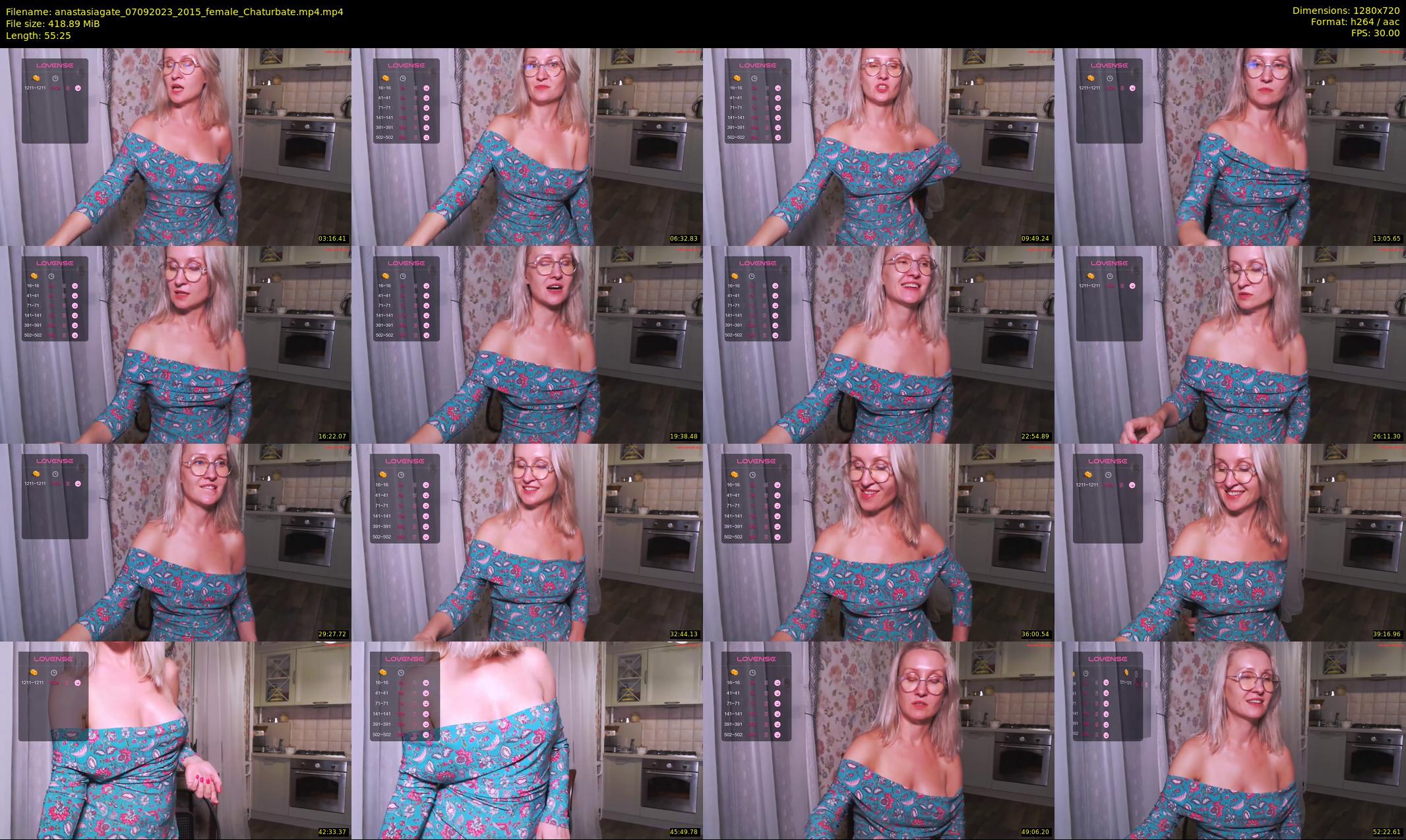 anastasiagate — 56 minute Chaturbate female cam show recording, 720p, Sep 7, 2023
