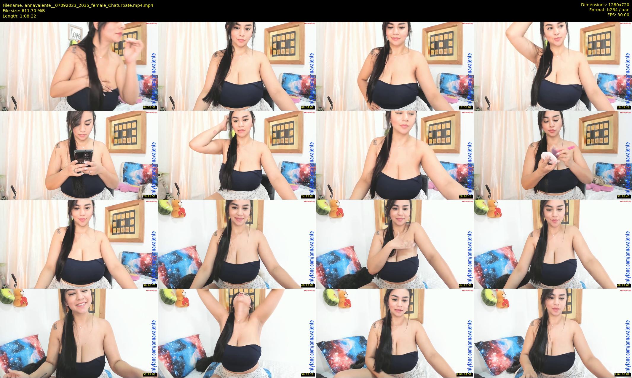 annavalente_ — 69 minute Chaturbate female cam show recording, 720p, Sep 7, 2023