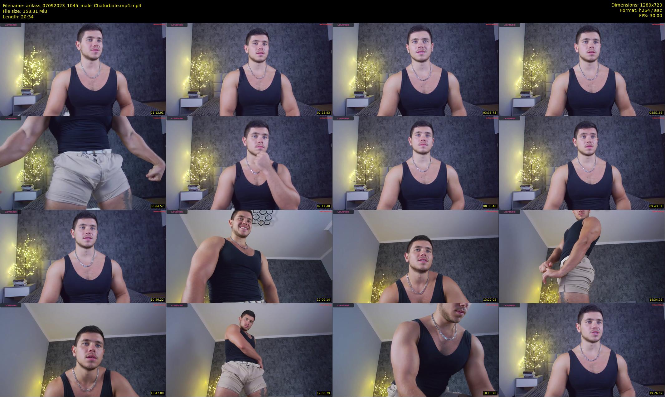 arilass — 21 minute Chaturbate male cam show recording, 720p, Sep 7, 2023