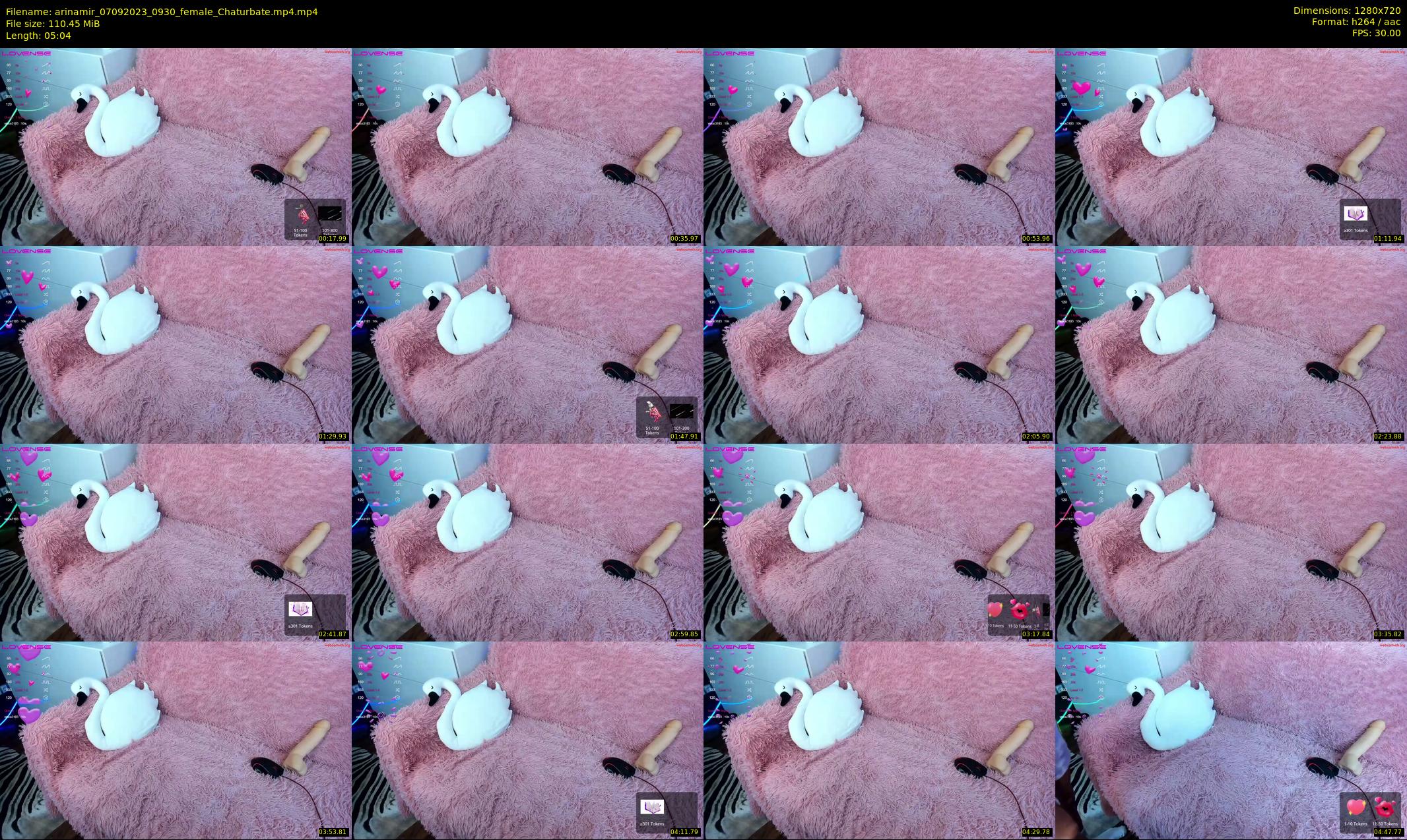 arinamir — 6 minute Chaturbate female cam show recording, 720p, Sep 7, 2023