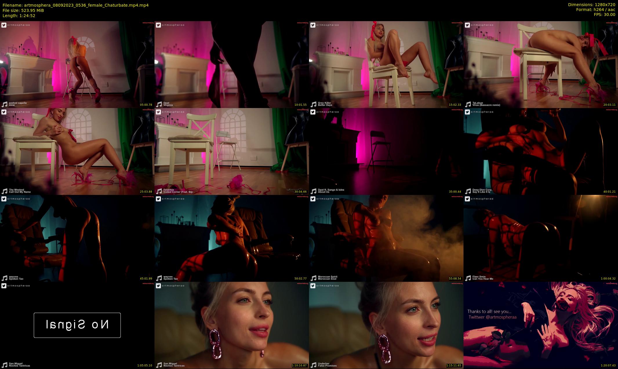 artmosphera — 85 minute Chaturbate female cam show recording, 720p, Sep 8, 2023