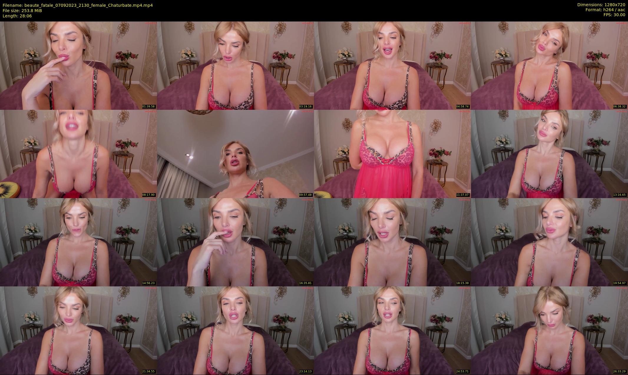 beaute_fatale — 29 minute Chaturbate female cam show recording, 720p, Sep 7, 2023