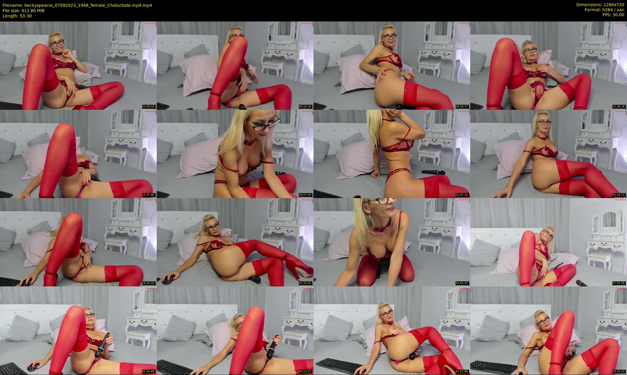 beckyspearss — 54 minute Chaturbate female cam show recording, 720p, Sep 7, 2023
