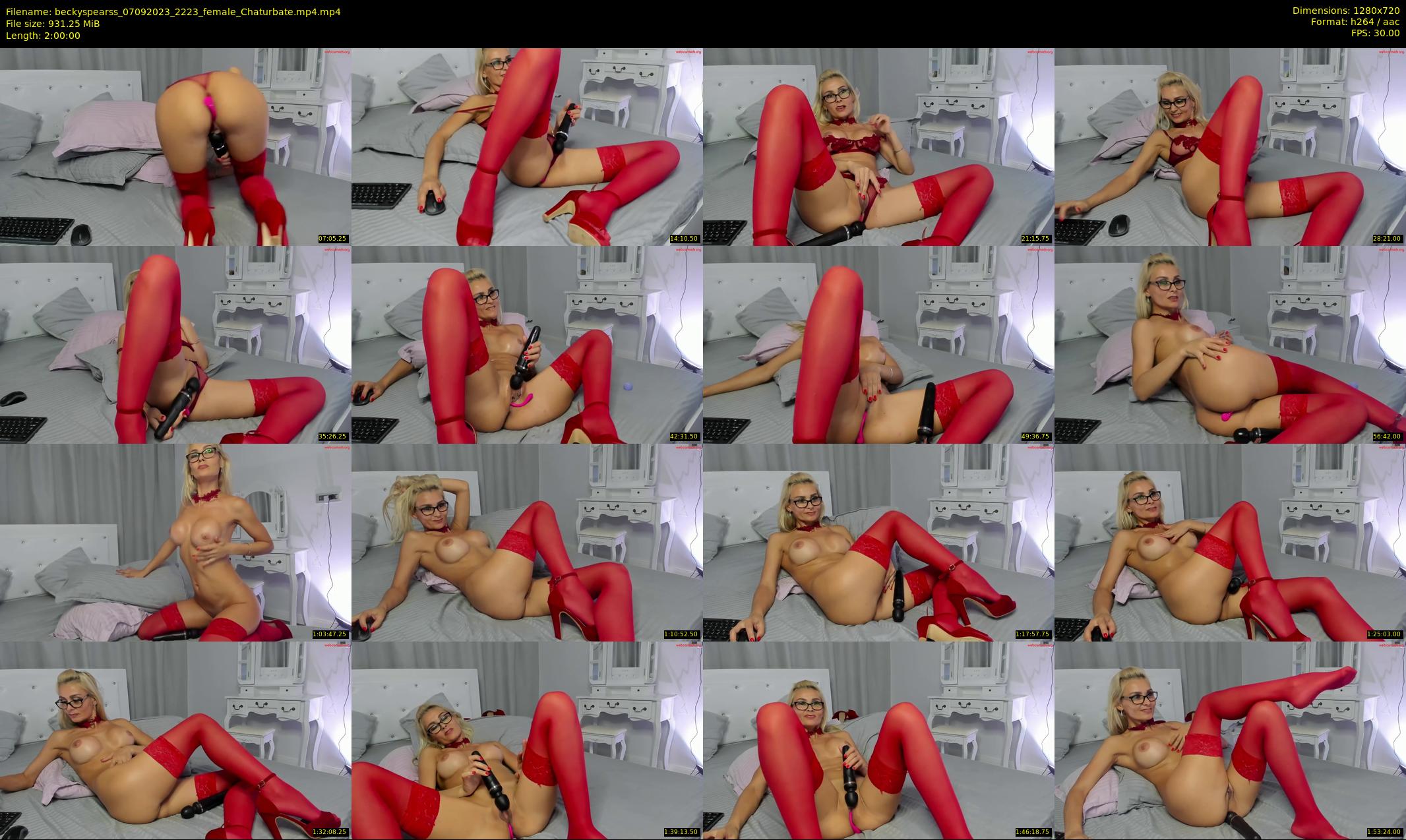 beckyspearss — 120 minute Chaturbate female cam show recording, 720p, Sep 7, 2023