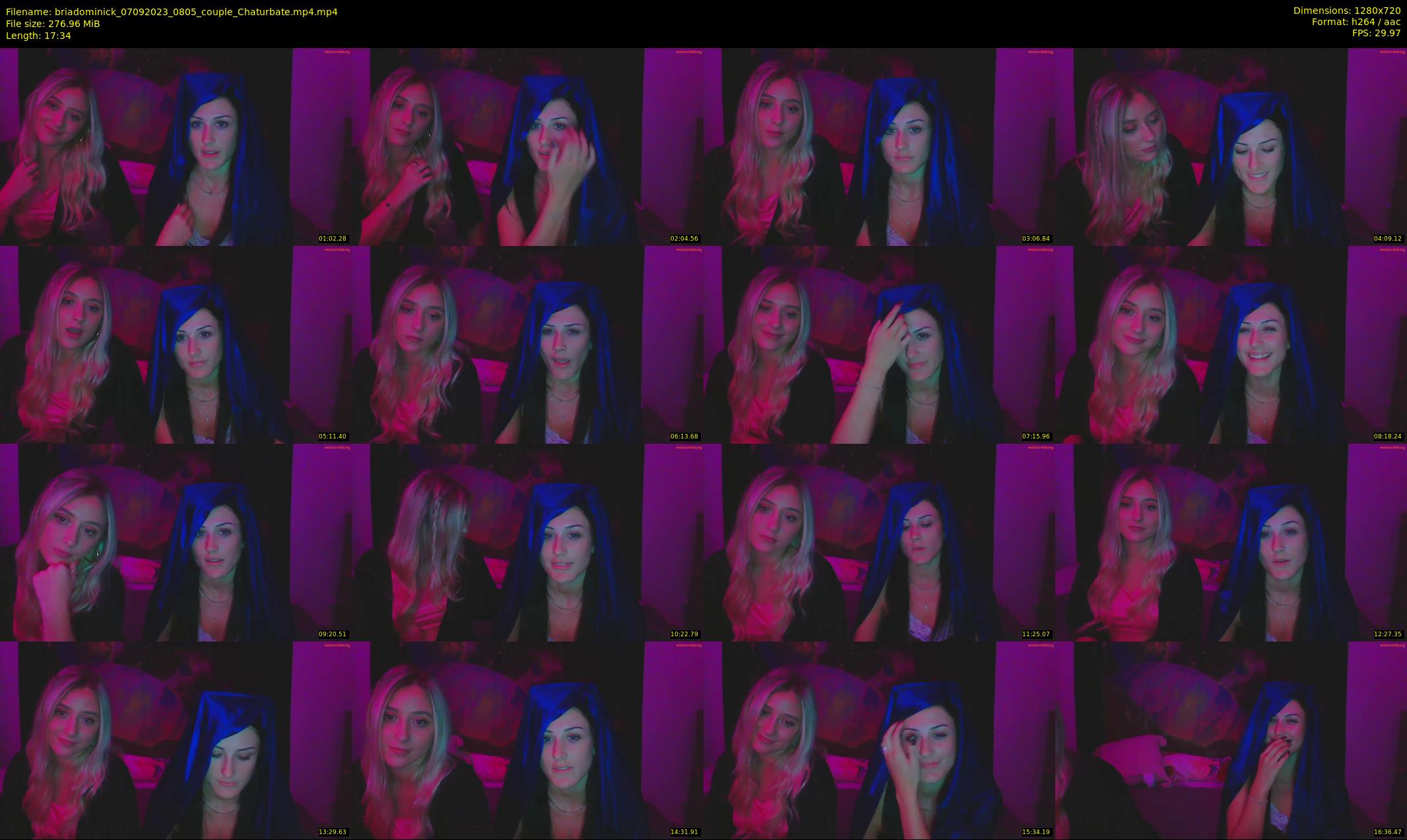 briadominick — 18 minute Chaturbate couple cam show recording, 720p, Sep 7, 2023