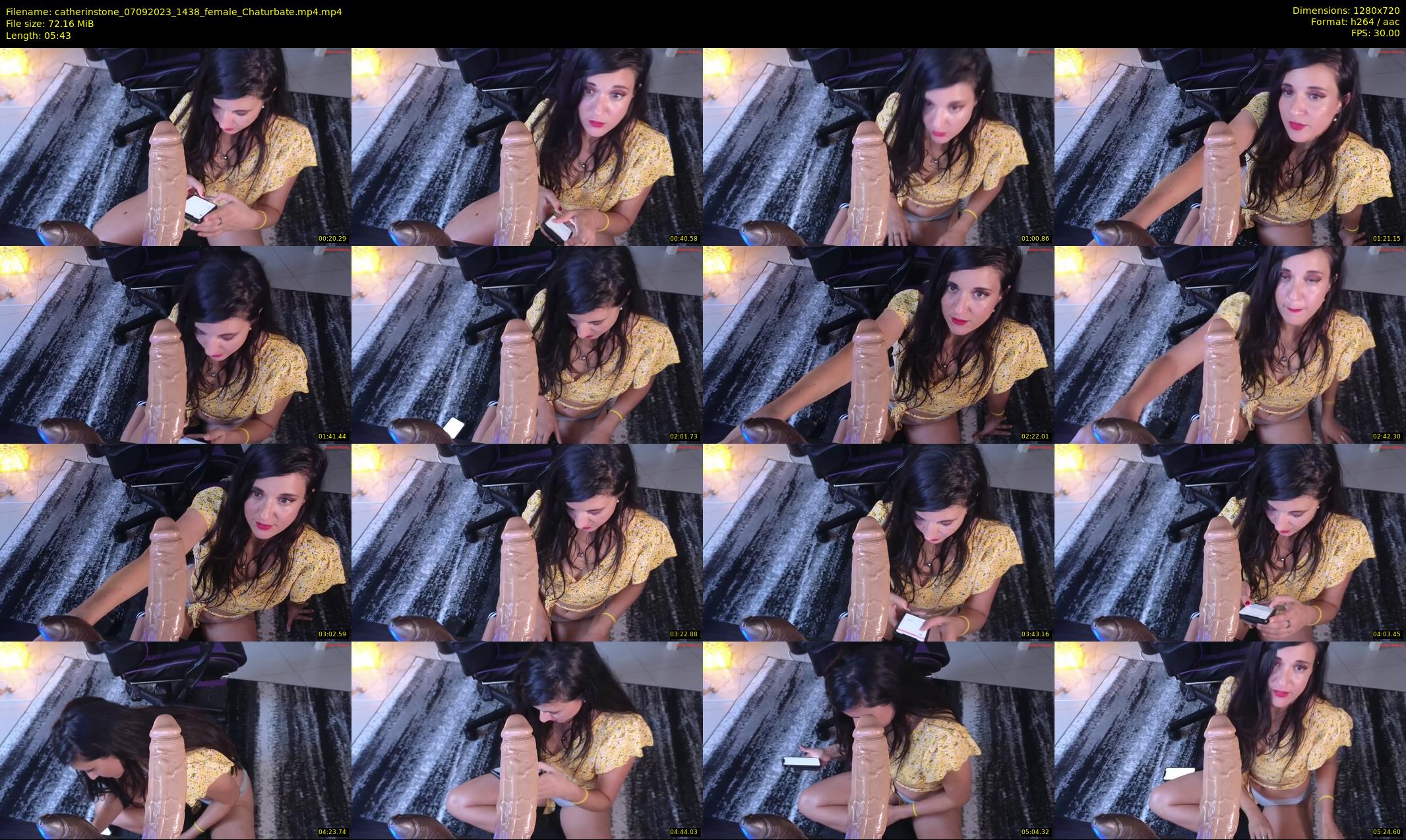 catherinstone — 6 minute Chaturbate female cam show recording, 720p, Sep 7, 2023
