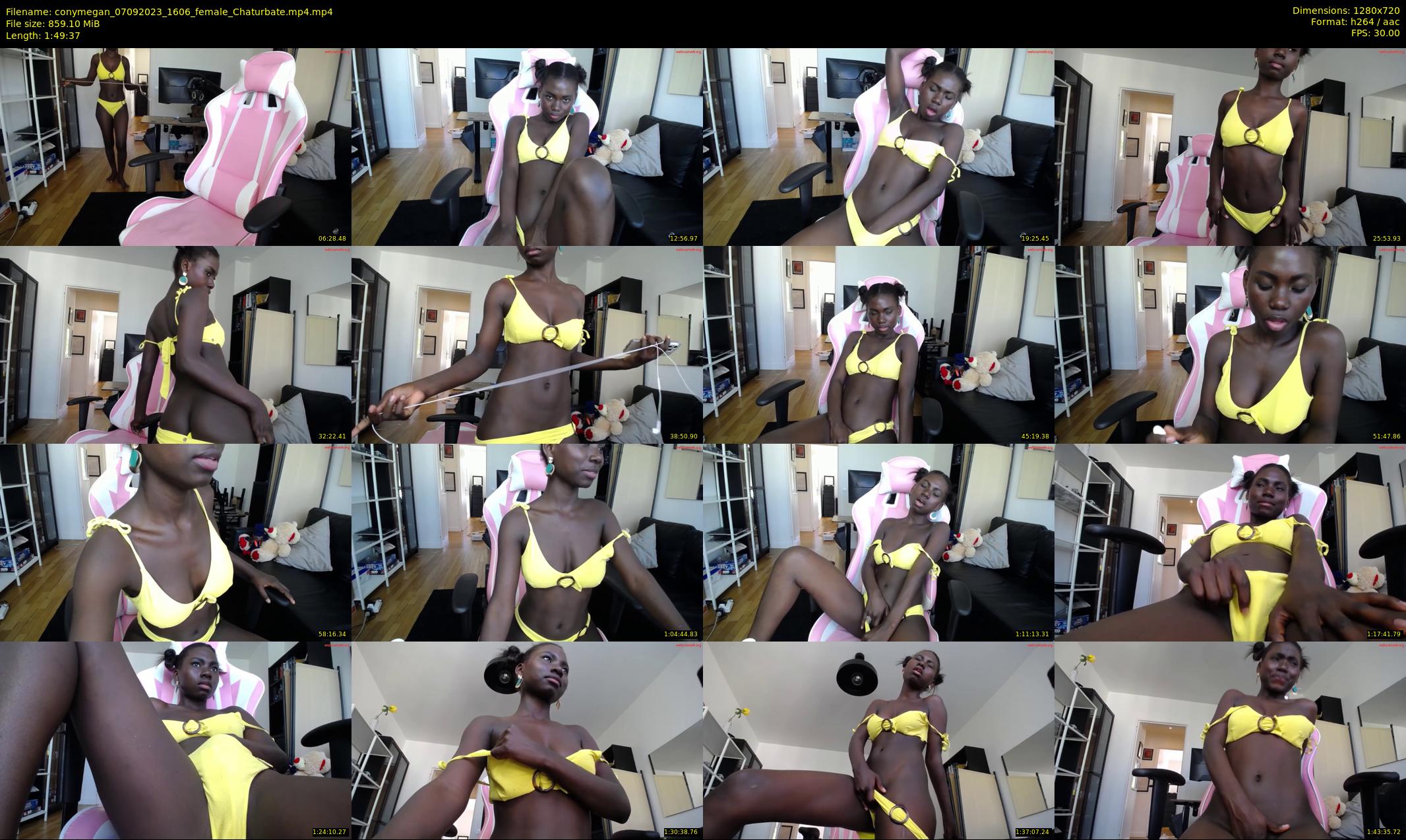 conymegan — 110 minute Chaturbate female cam show recording, 720p, Sep 7, 2023