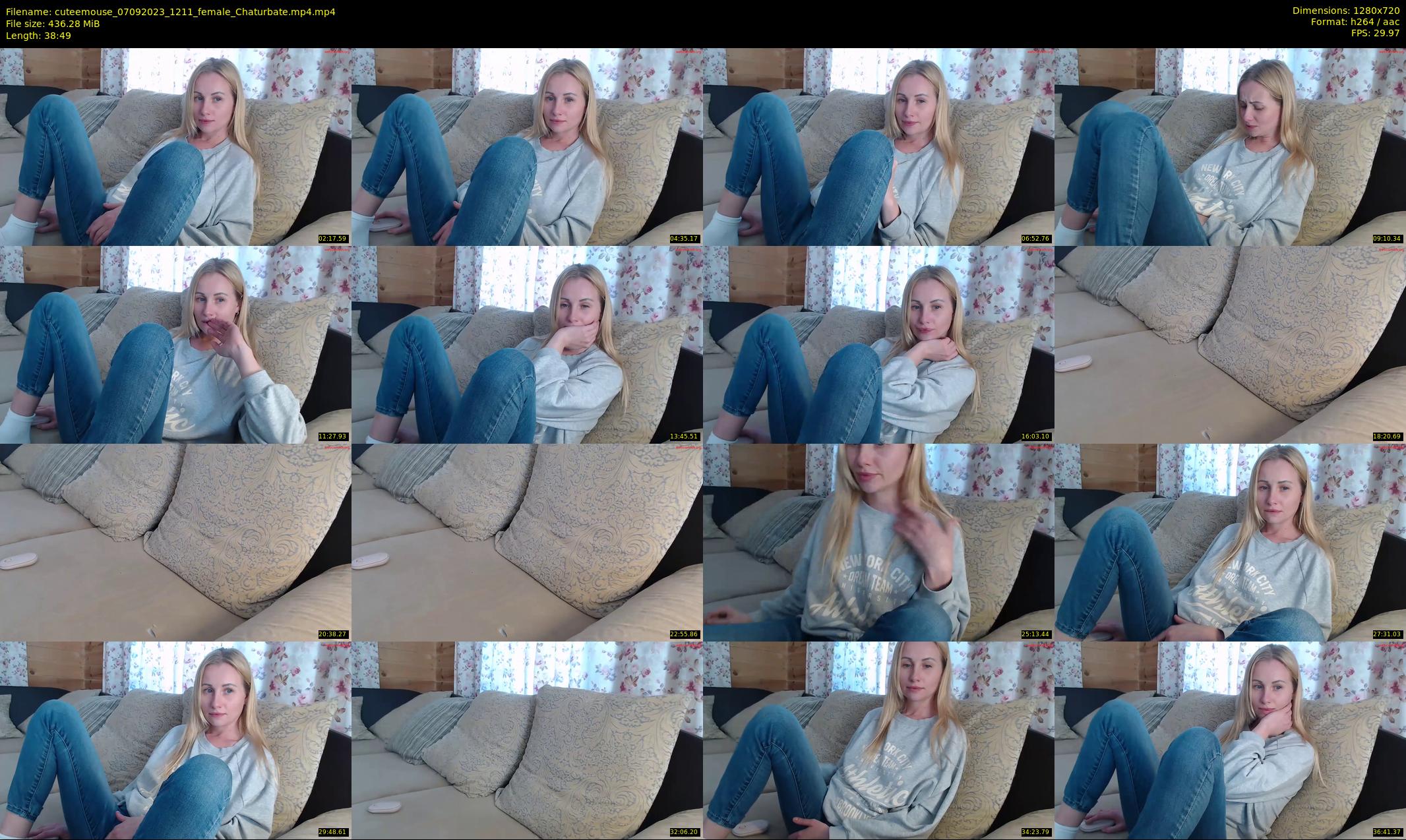 cuteemouse — 39 minute Chaturbate female cam show recording, 720p, Sep 7, 2023
