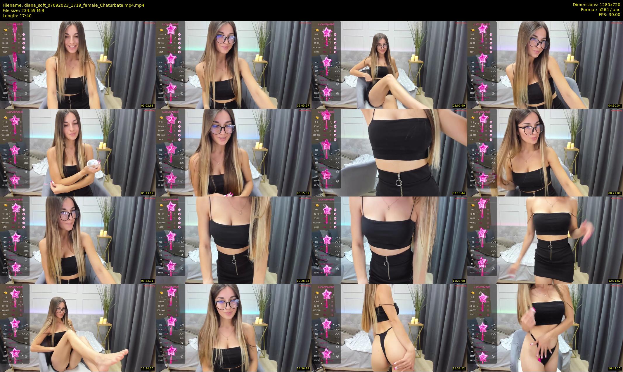 diana_soft — 18 minute Chaturbate female cam show recording, 720p, Sep 7, 2023