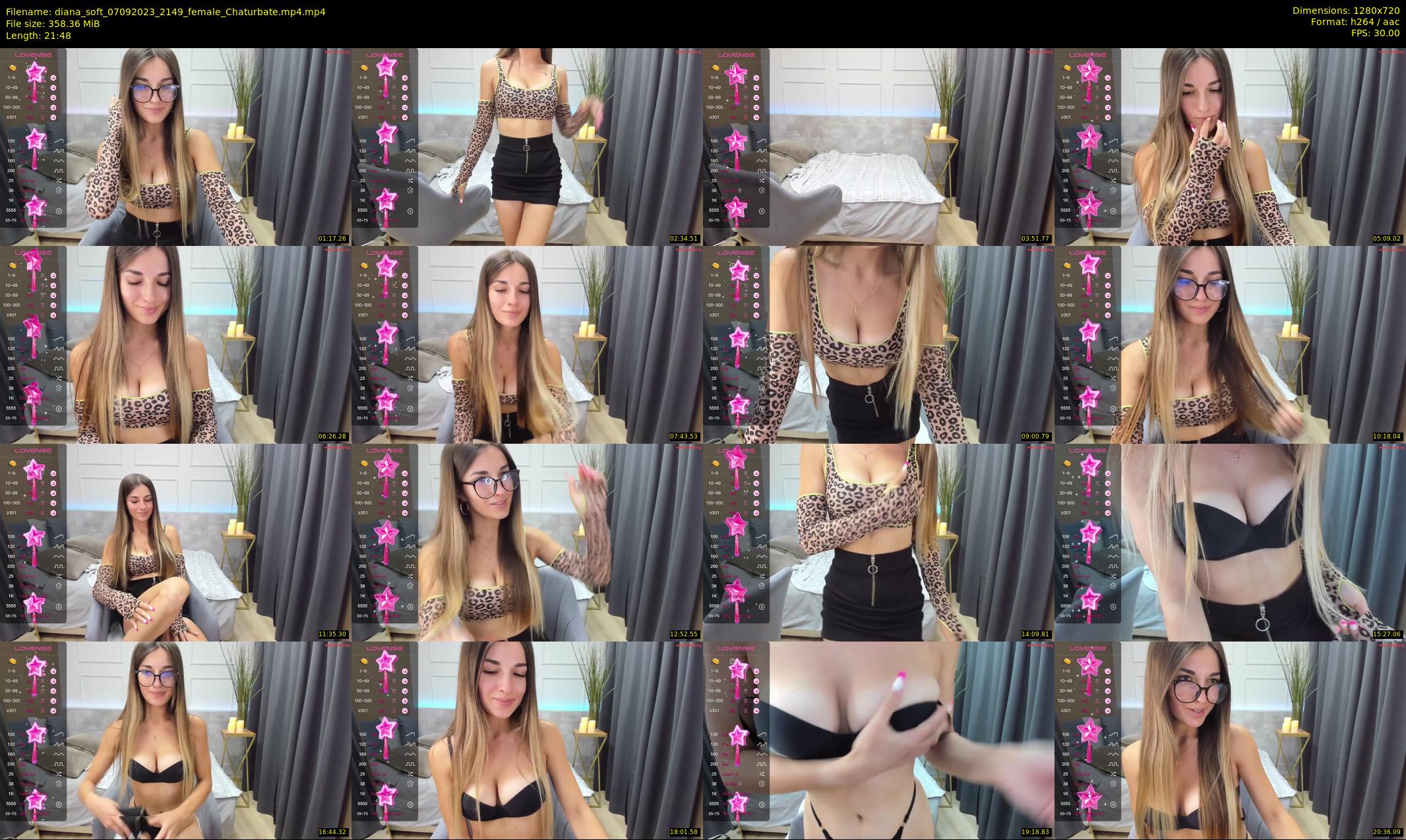 diana_soft — 22 minute Chaturbate female cam show recording, 720p, Sep 7, 2023
