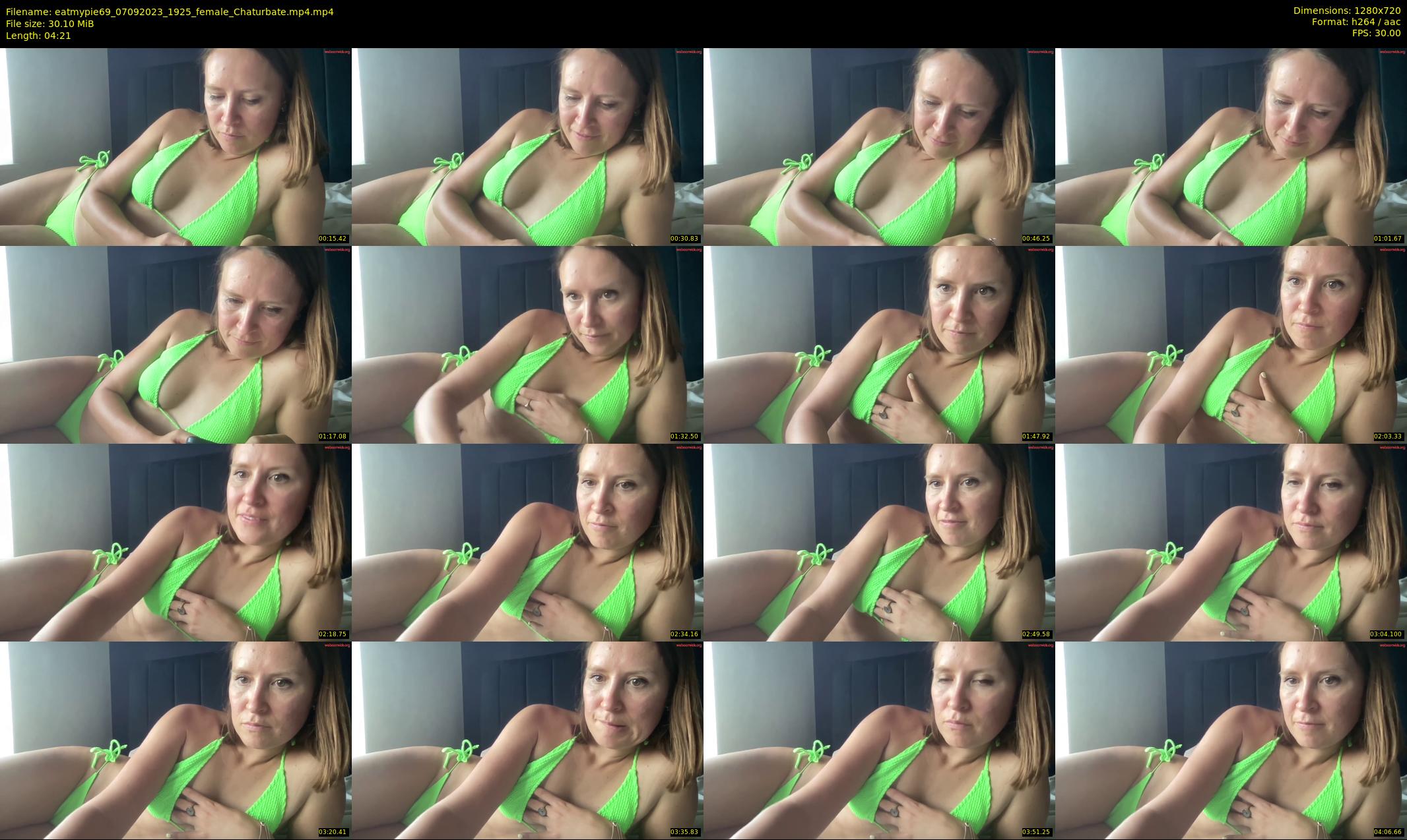 eatmypie69 — 5 minute Chaturbate female cam show recording, 720p, Sep 7, 2023