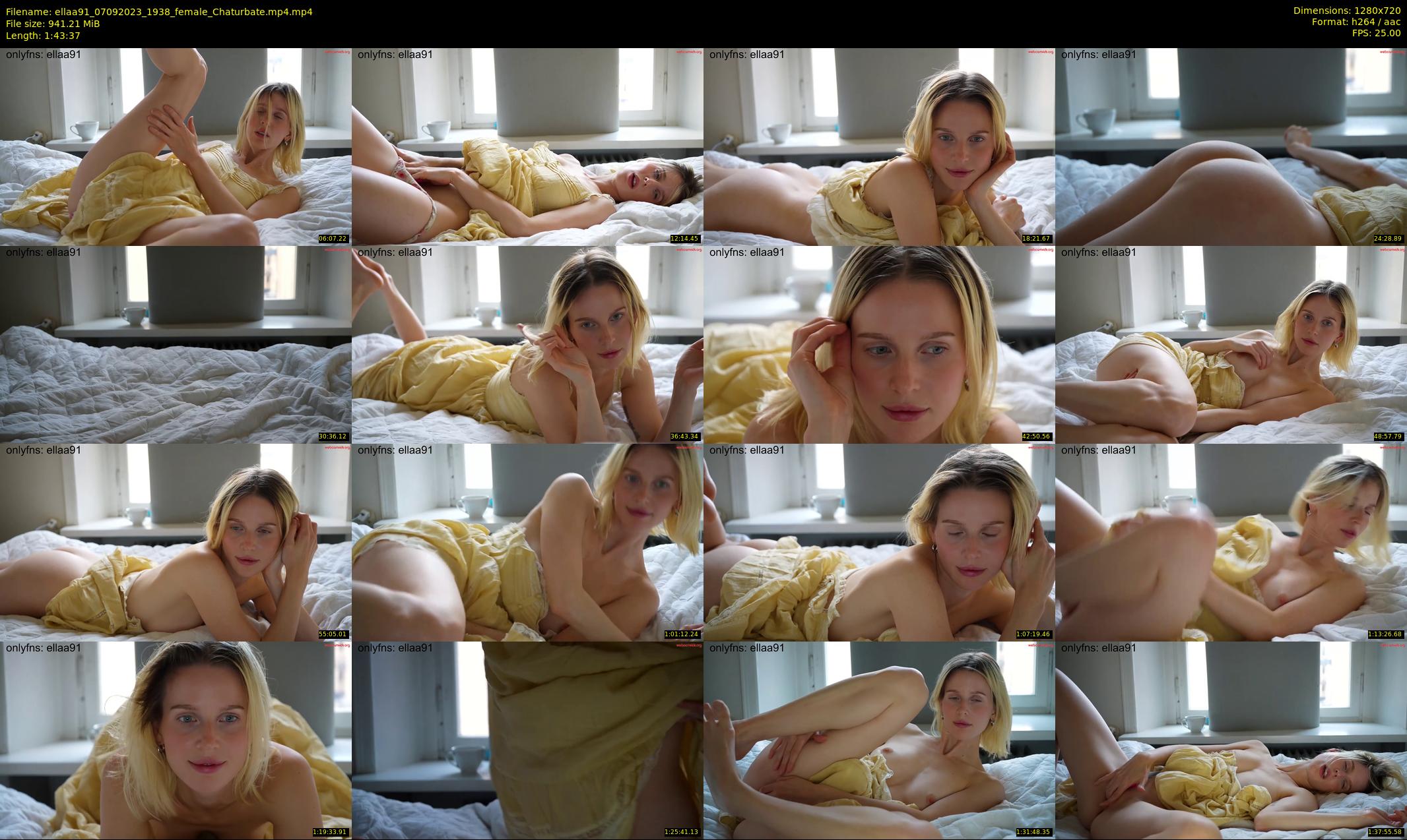 ellaa91 — 104 minute Chaturbate female cam show recording, 720p, Sep 7, 2023