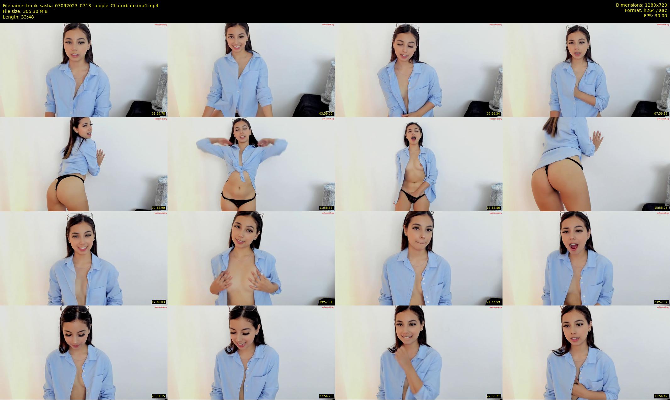 frank_sasha — 34 minute Chaturbate couple cam show recording, 720p, Sep 7, 2023