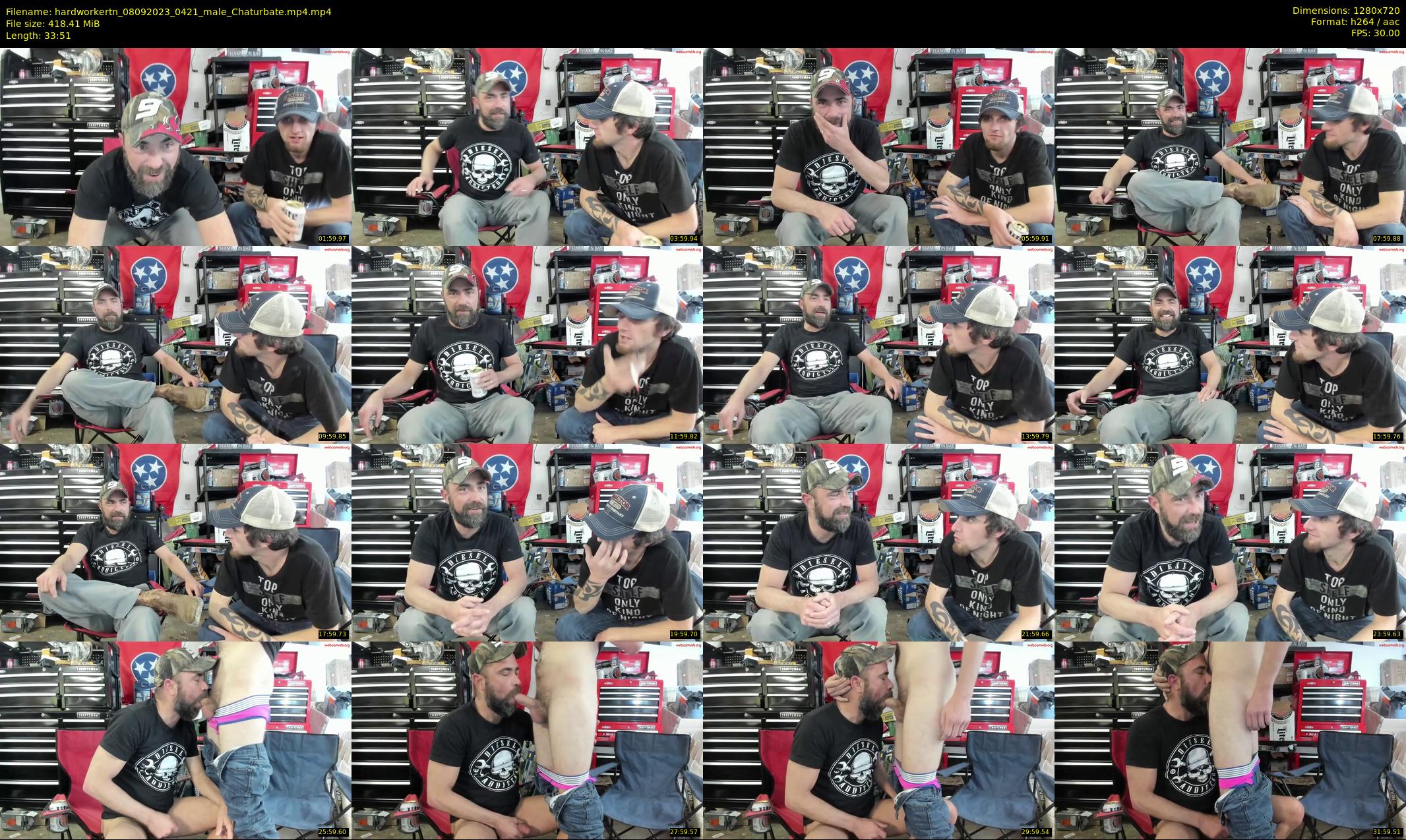 hardworkertn — 34 minute Chaturbate male cam show recording, 720p, Sep 8, 2023