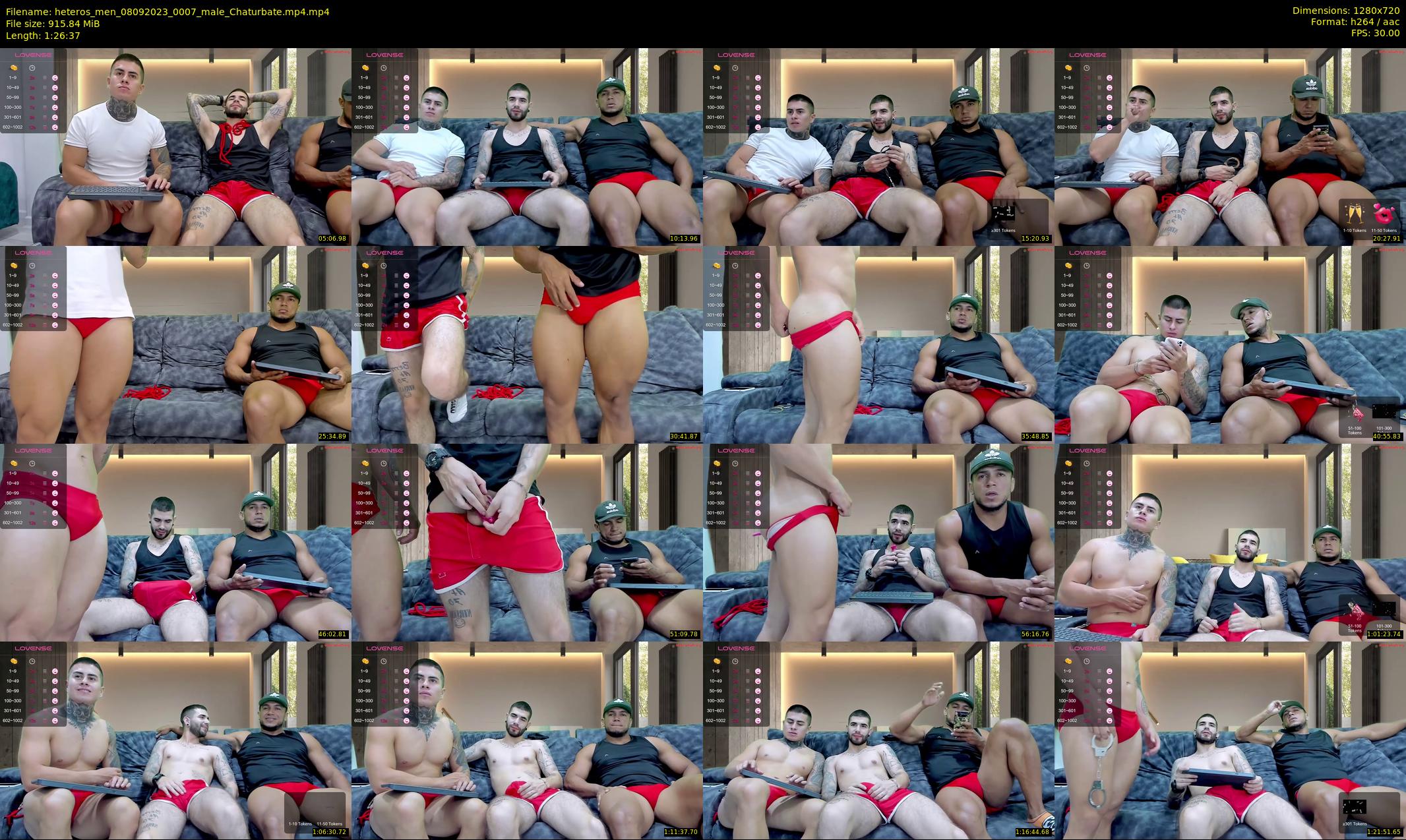 heteros_men — 87 minute Chaturbate male cam show recording, 720p, Sep 8, 2023