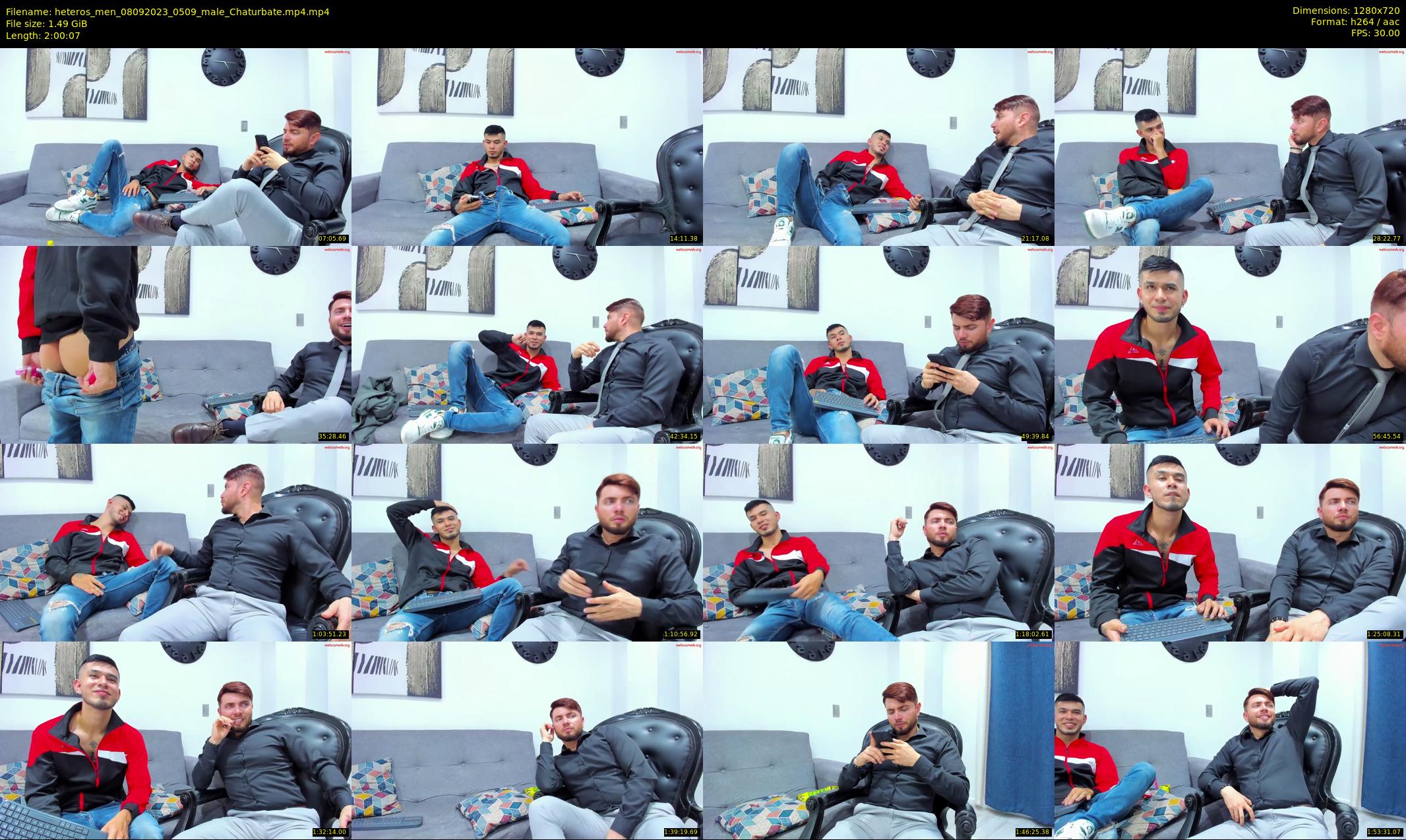 heteros_men — 121 minute Chaturbate male cam show recording, 720p, Sep 8, 2023
