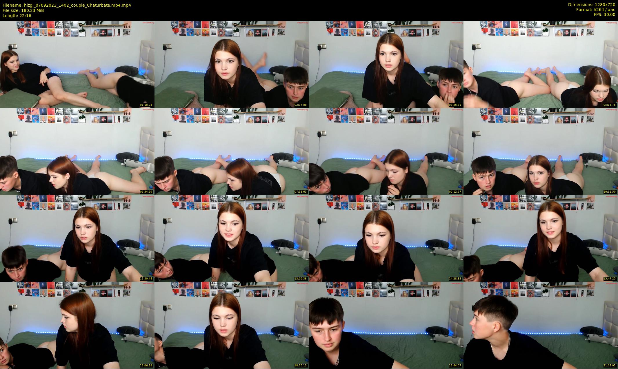 hizgi — 23 minute Chaturbate couple cam show recording, 720p, Sep 7, 2023