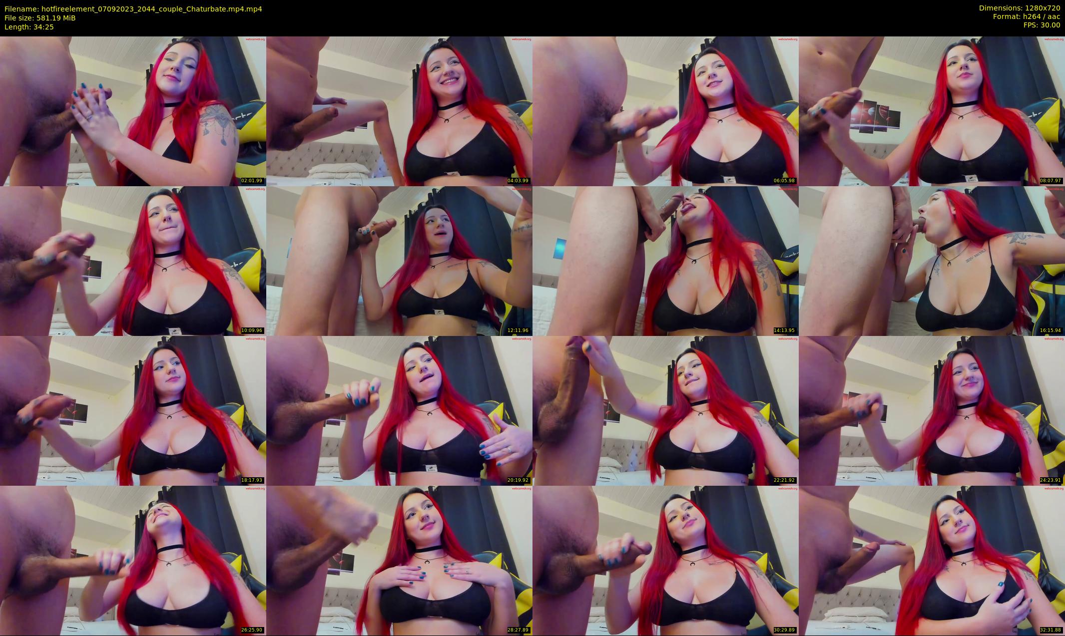 hotfireelement — 35 minute Chaturbate couple cam show recording, 720p, Sep 7, 2023
