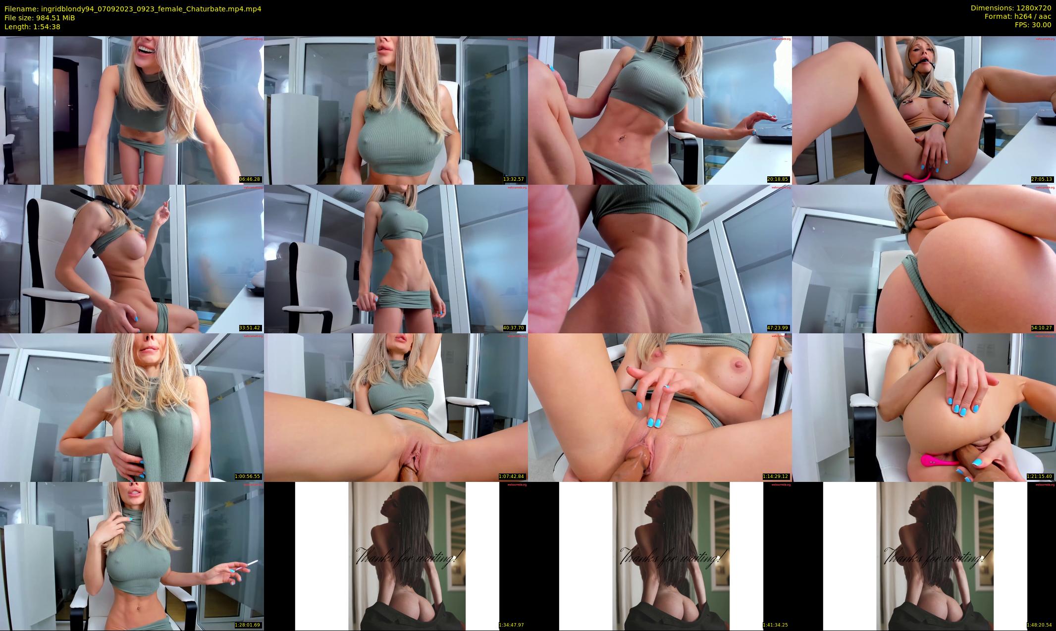 ingridblondy94 — 115 minute Chaturbate female cam show recording, 720p, Sep 7, 2023