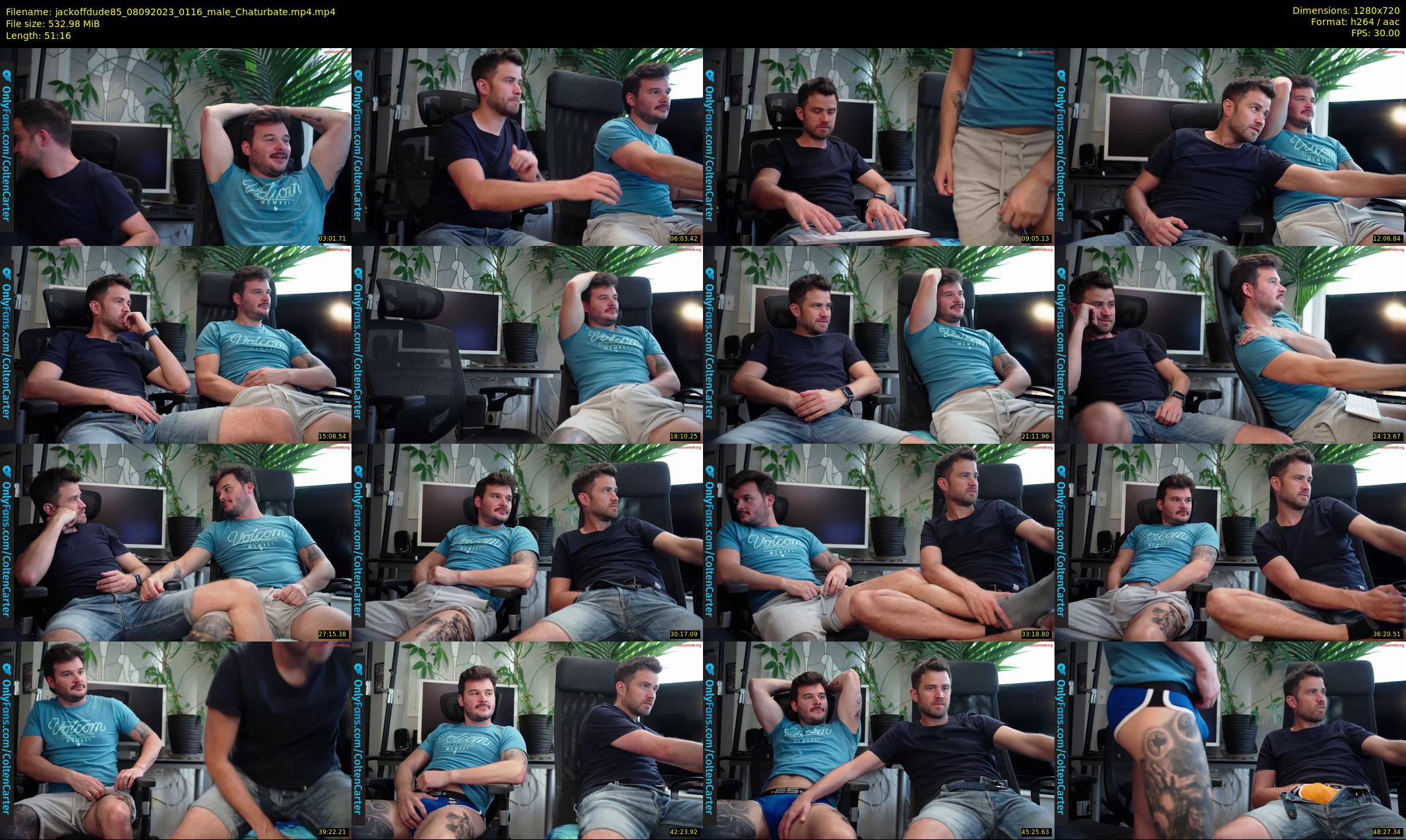 jackoffdude85 — 52 minute Chaturbate male cam show recording, 720p, Sep 8, 2023