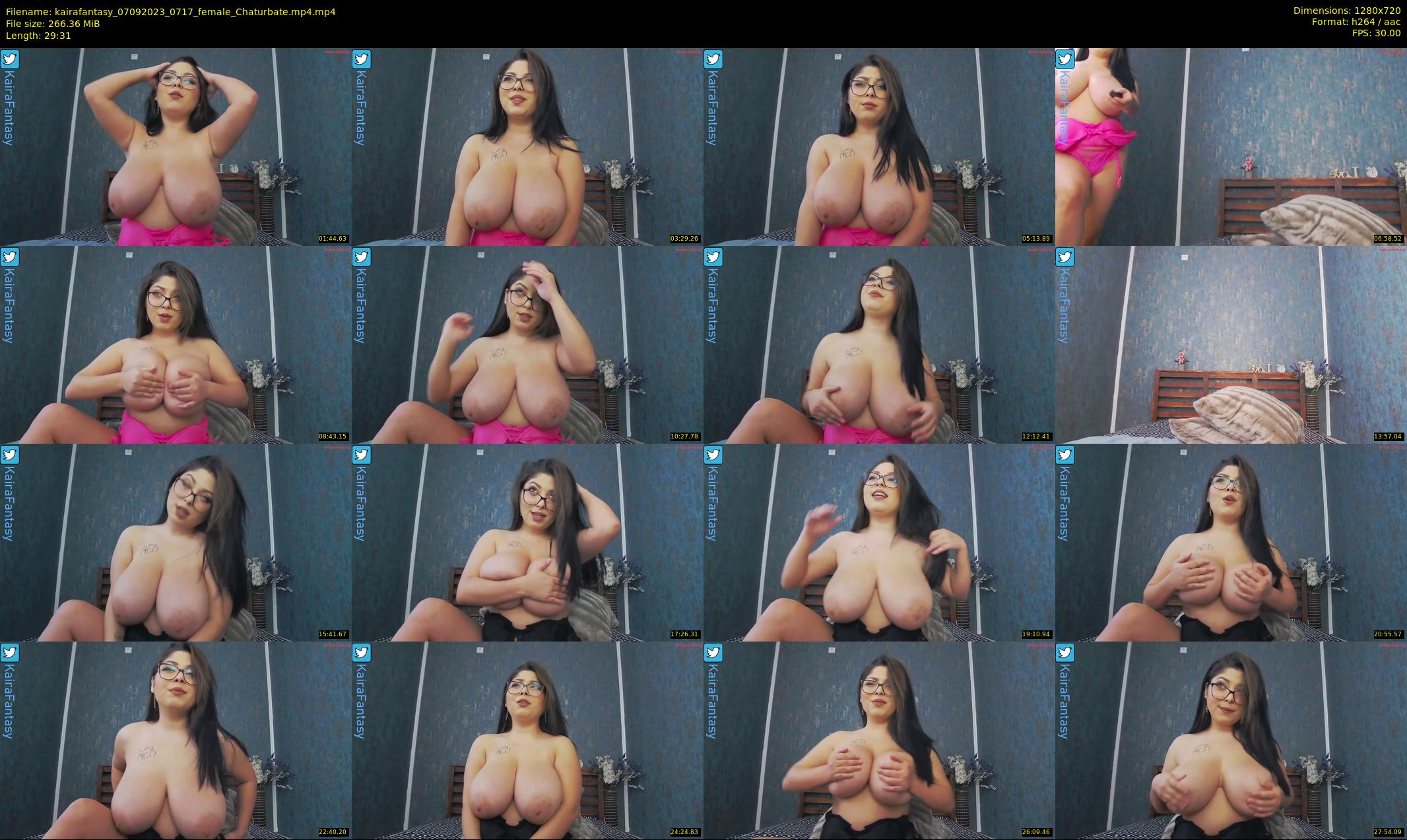kairafantasy — 30 minute Chaturbate female cam show recording, 720p, Sep 7, 2023