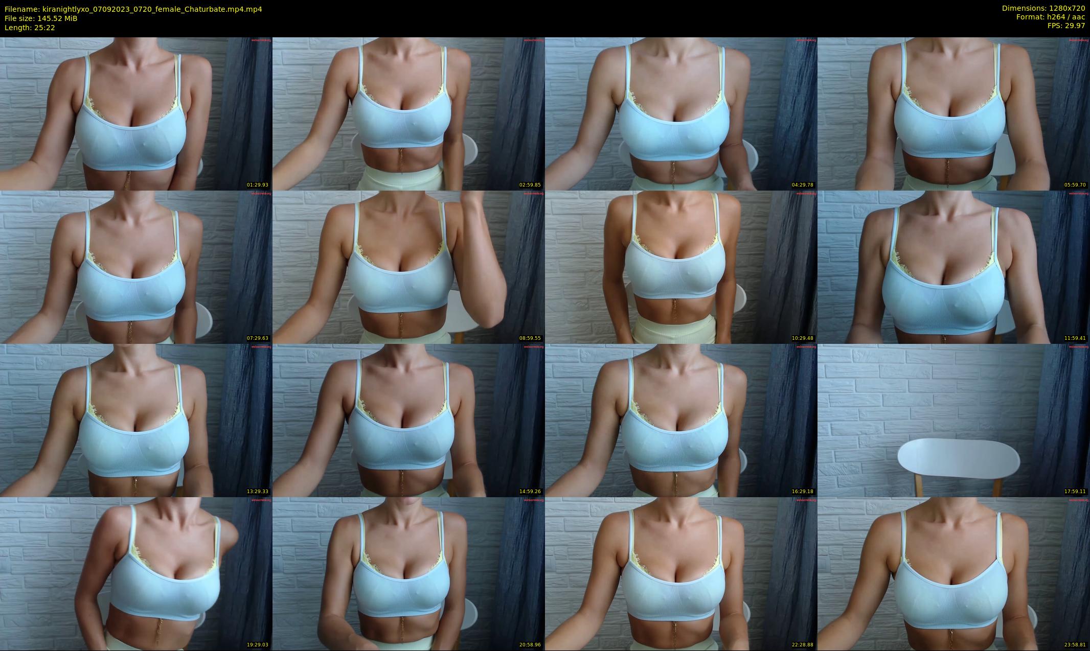 kiranightlyxo — 26 minute Chaturbate female cam show recording, 720p, Sep 7, 2023