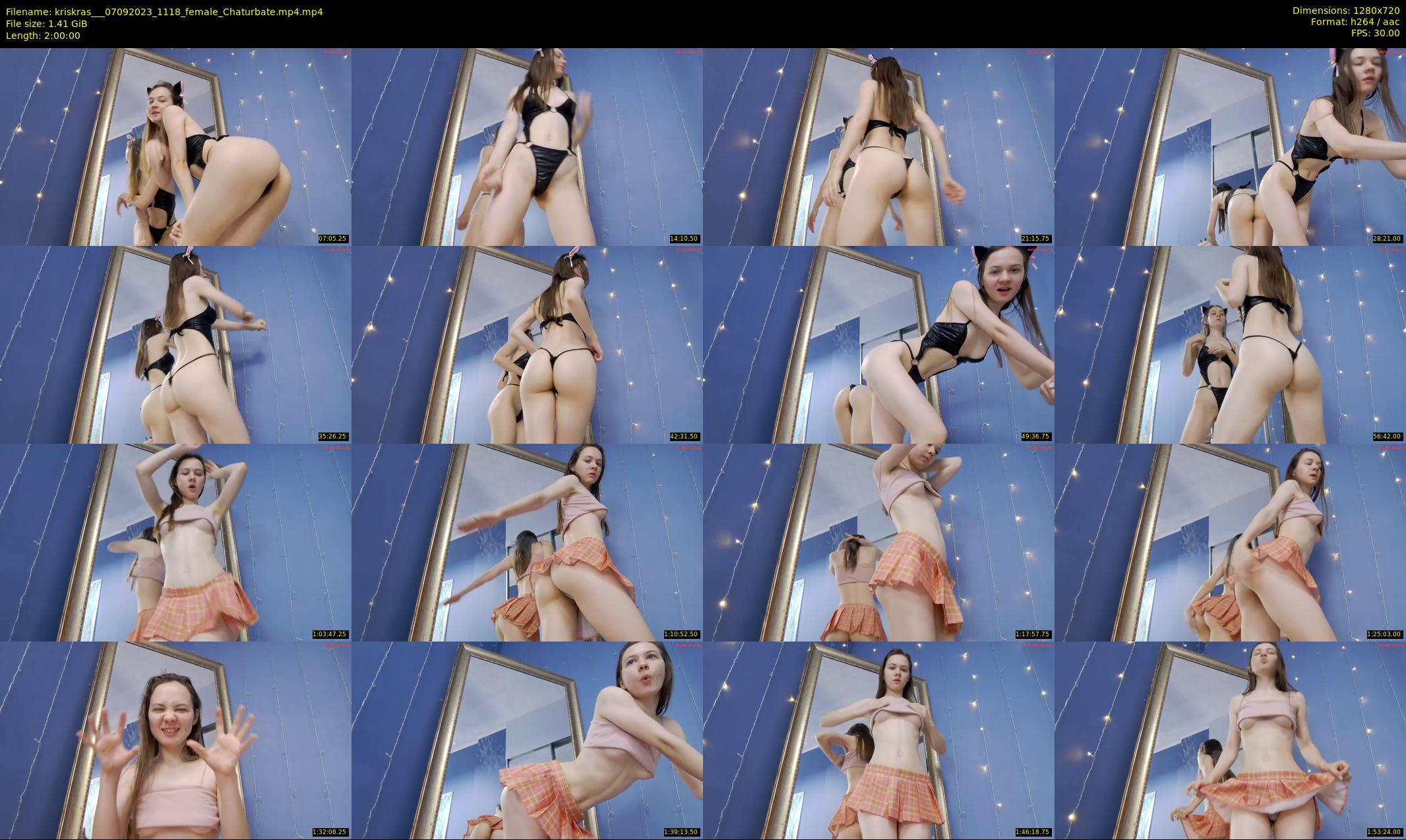 kriskras__ — 120 minute Chaturbate female cam show recording, 720p, Sep 7, 2023