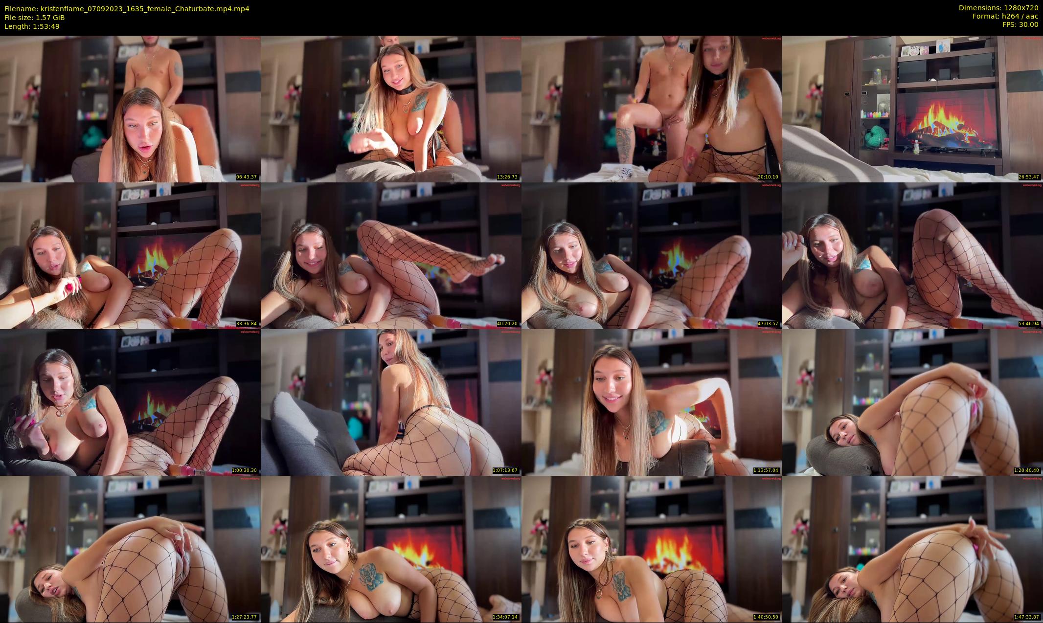 kristenflame — 114 minute Chaturbate couple cam show recording, 720p, Sep 7, 2023