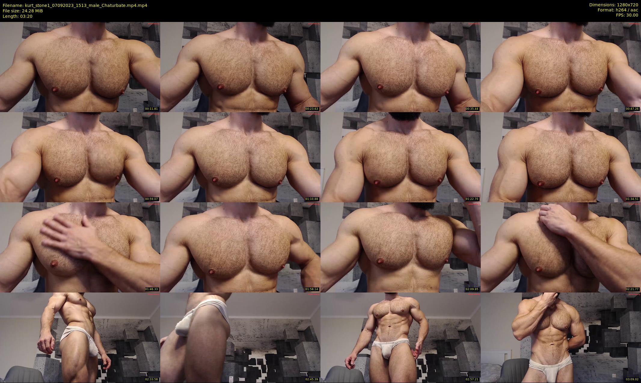 kurt_stone1 — 4 minute Chaturbate male cam show recording, 720p, Sep 7, 2023
