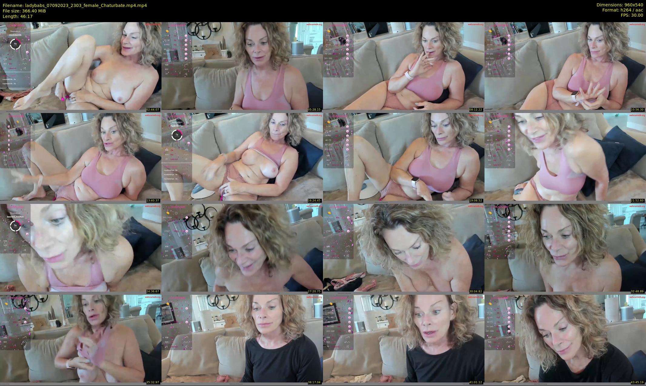 ladybabs — 47 minute Chaturbate female cam show recording, 480p, Sep 7, 2023