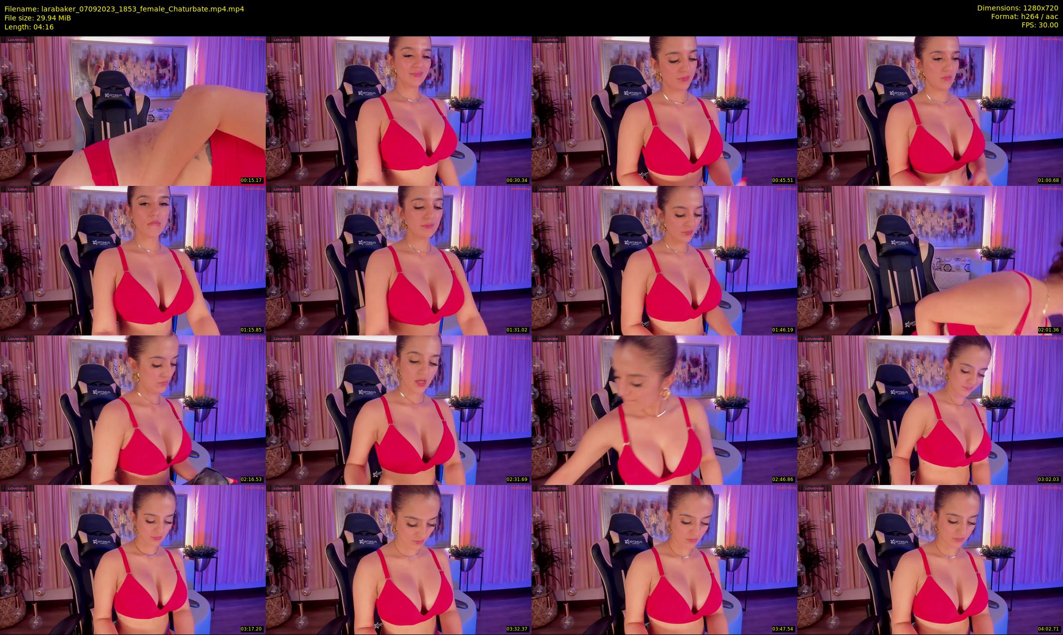 larabaker — 5 minute Chaturbate female cam show recording, 720p, Sep 7, 2023