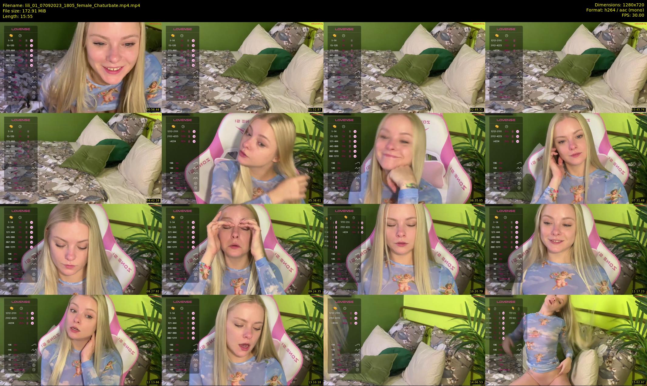 lili_01 — 16 minute Chaturbate female cam show recording, 720p, Sep 7, 2023