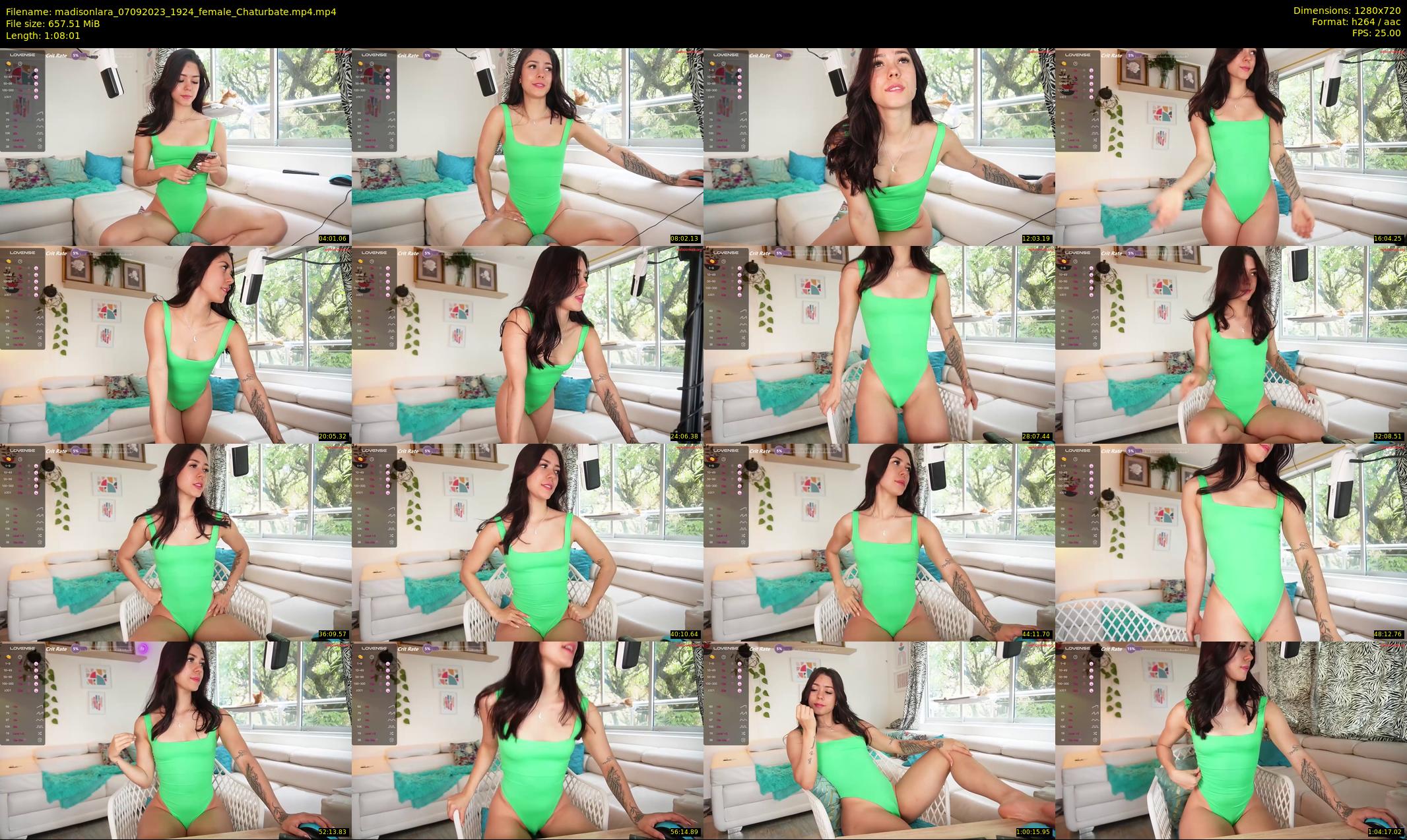 madisonlara — 69 minute Chaturbate female cam show recording, 720p, Sep 7, 2023