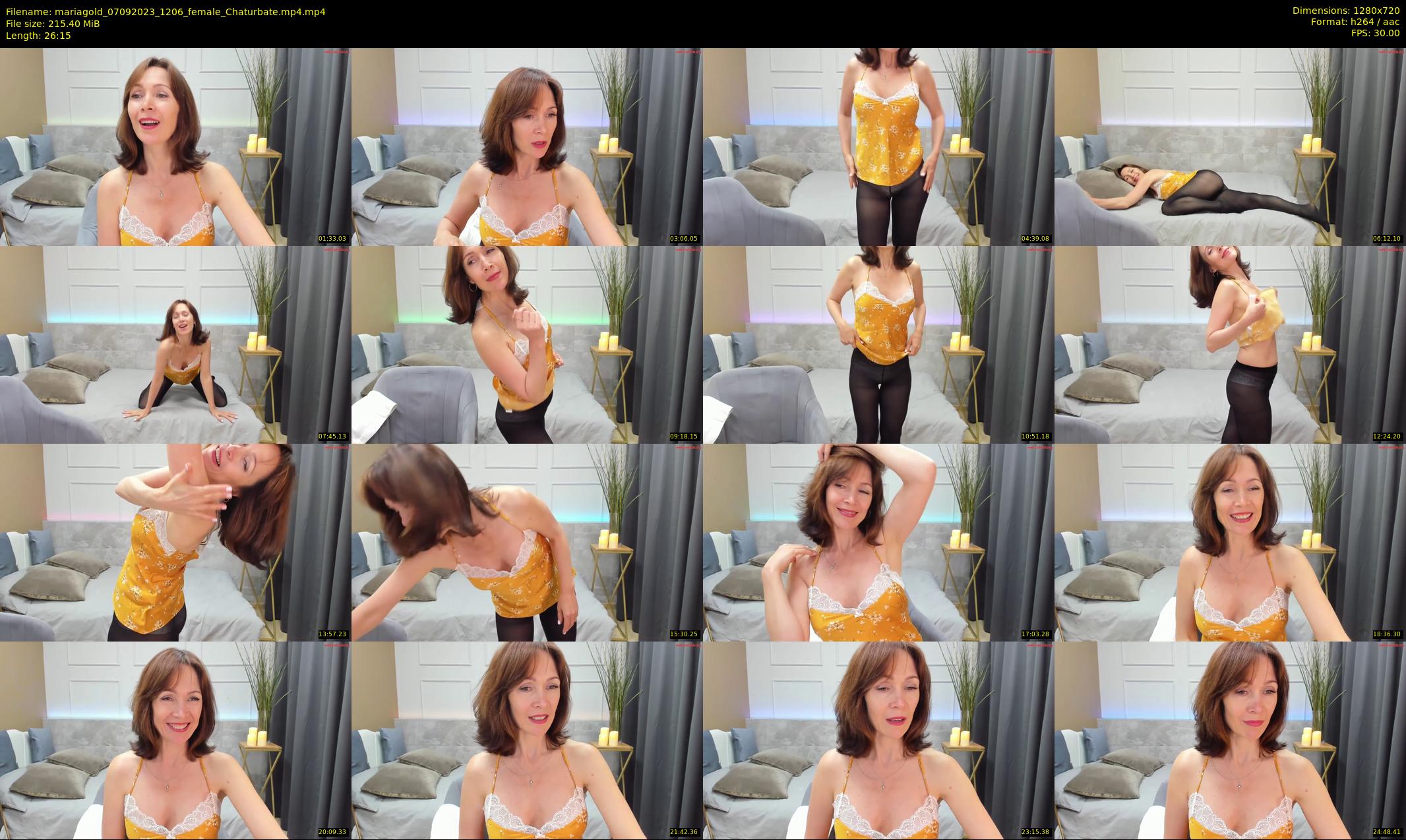 mariagold — 27 minute Chaturbate female cam show recording, 720p, Sep 7, 2023