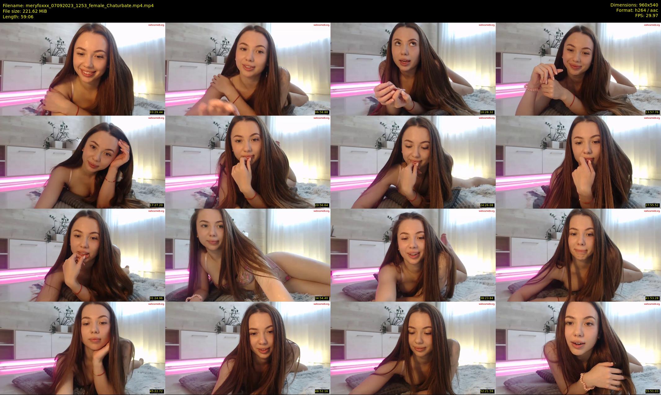 meryfoxxx — 60 minute Chaturbate female cam show recording, 480p, Sep 7, 2023