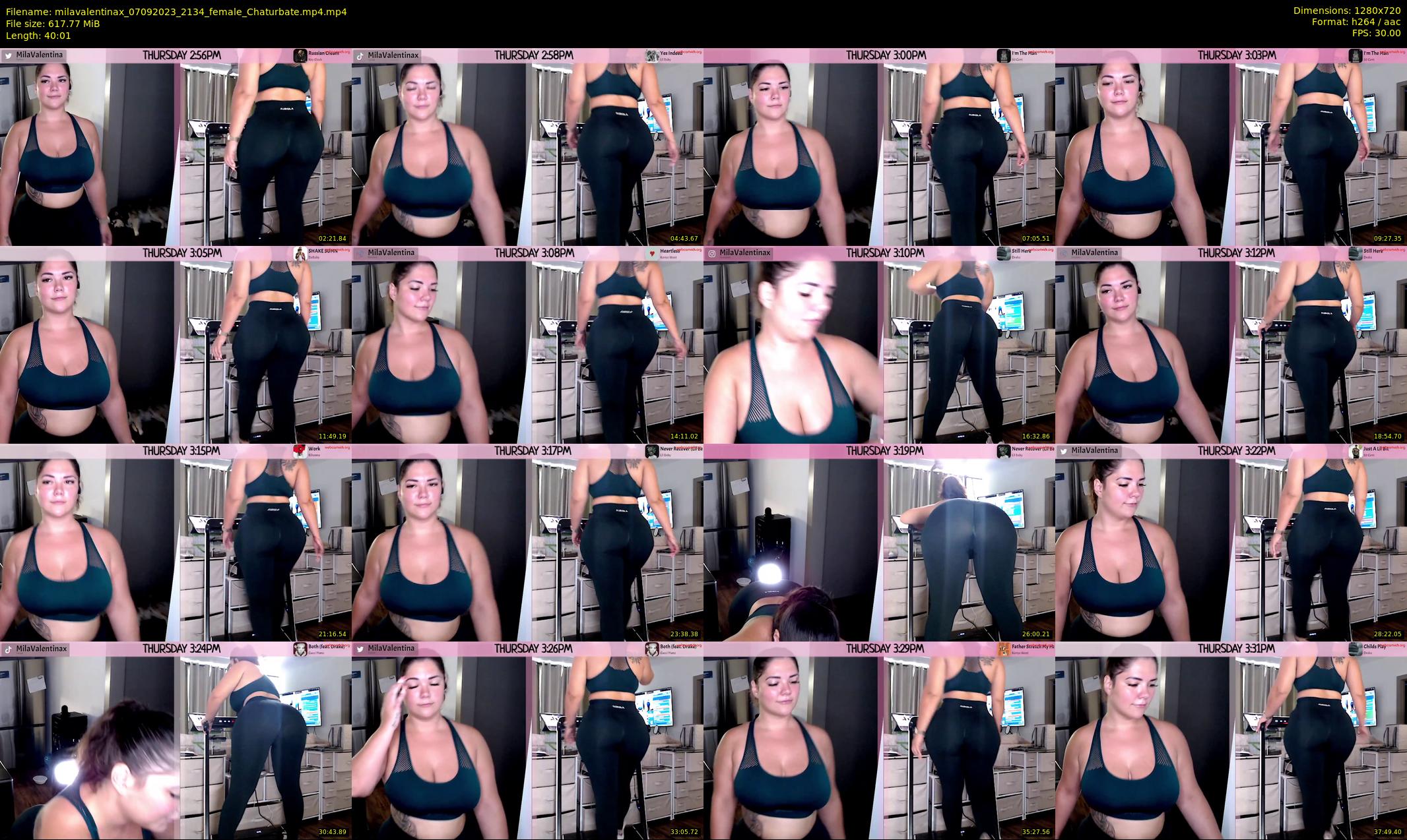 milavalentinax — 41 minute Chaturbate female cam show recording, 720p, Sep 7, 2023
