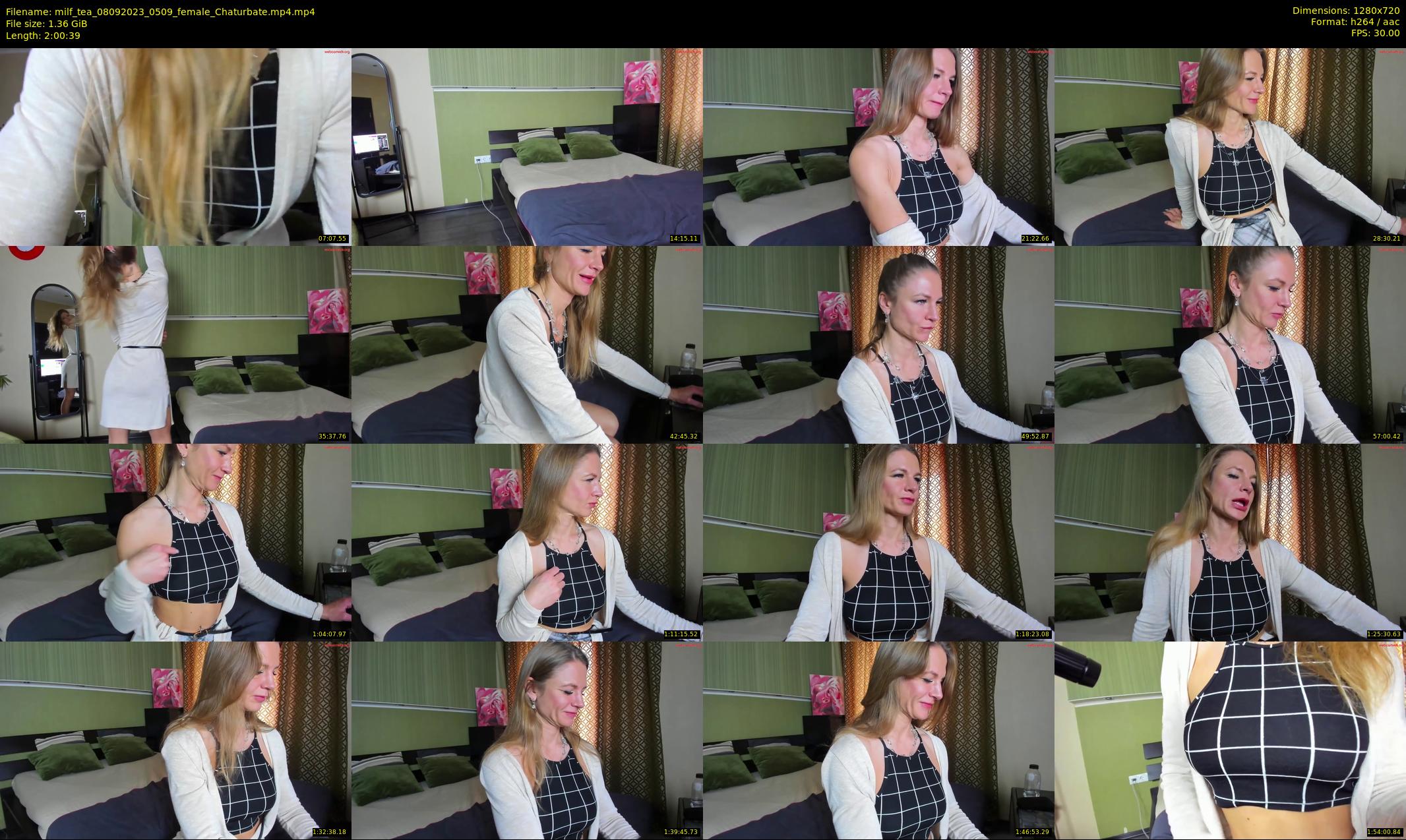 milf_tea — 121 minute Chaturbate female cam show recording, 720p, Sep 8, 2023